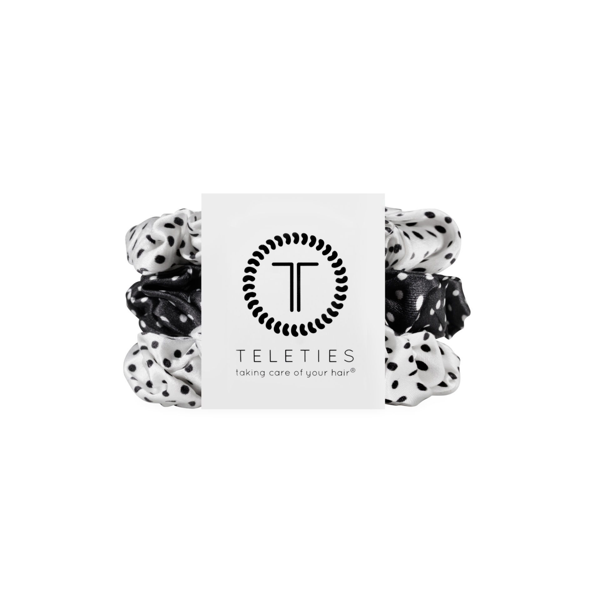 Polka Dot Party Large Silk Scrunchie