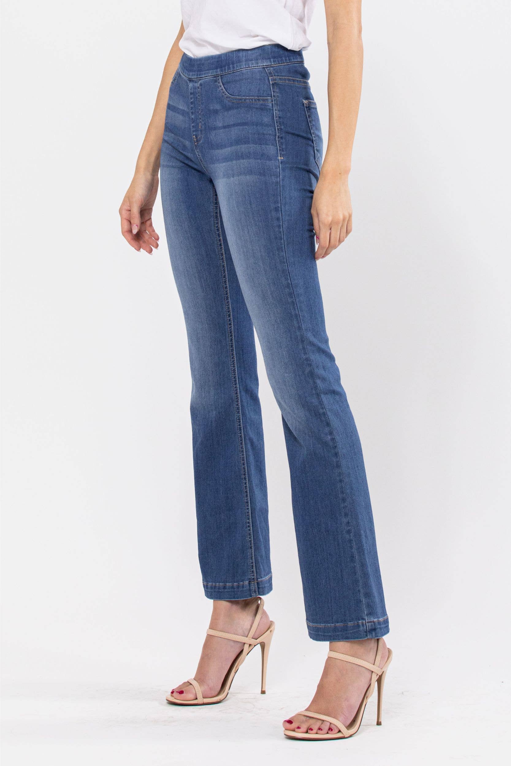 Medium Wash Flare Jegging