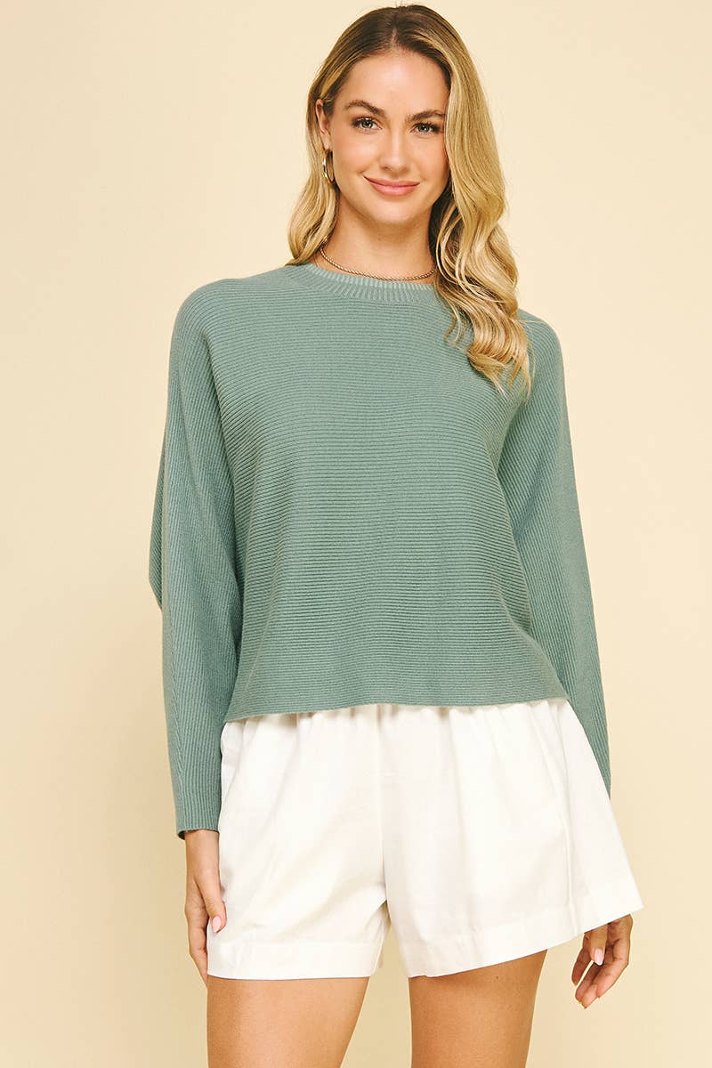 DOLMAN SLEEVES SWEATER