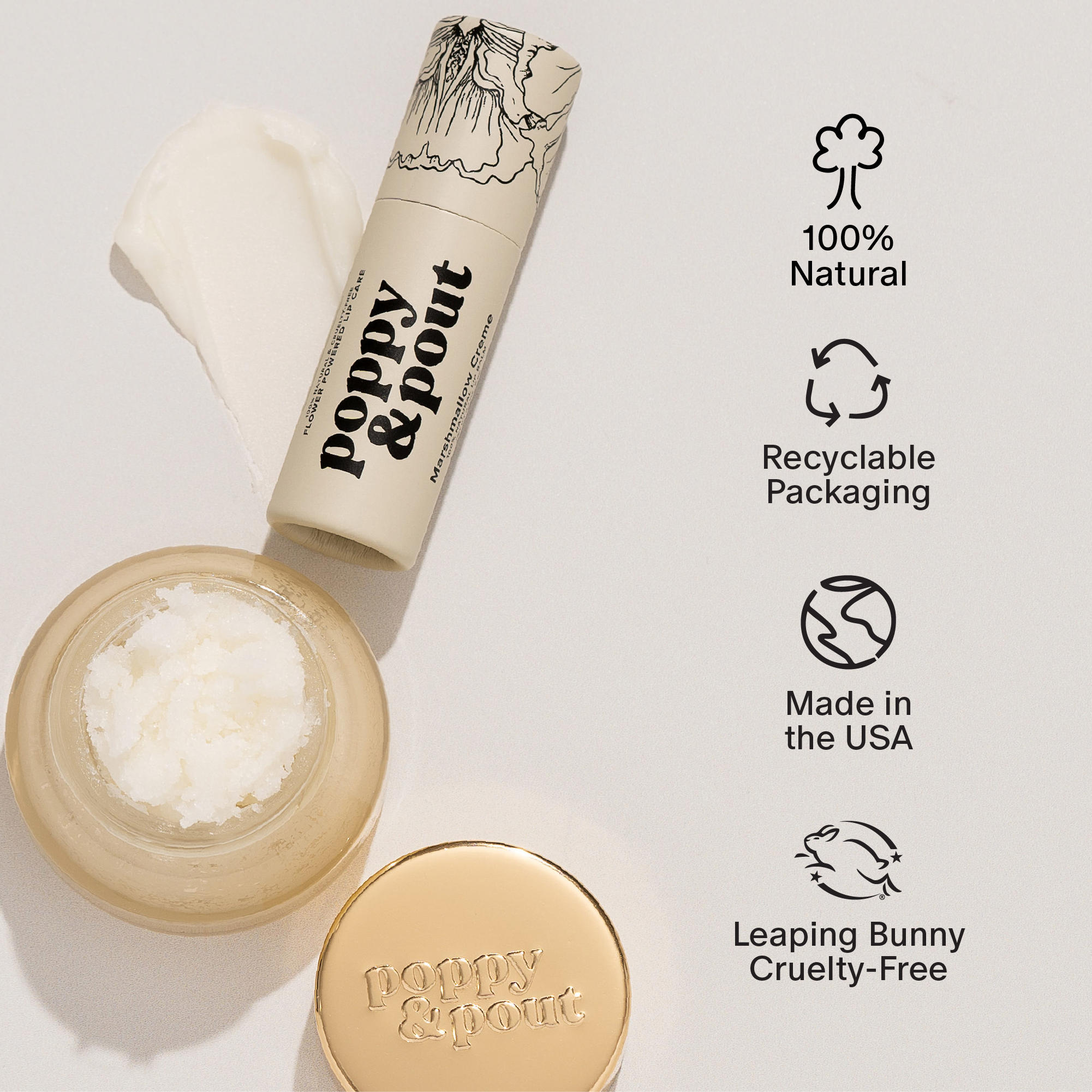 Lip Care Duo, Marshmallow Creme