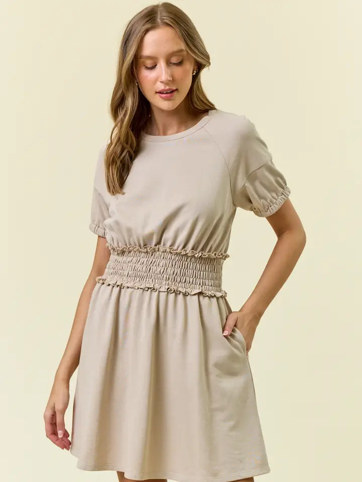 French Terry Mini Dress