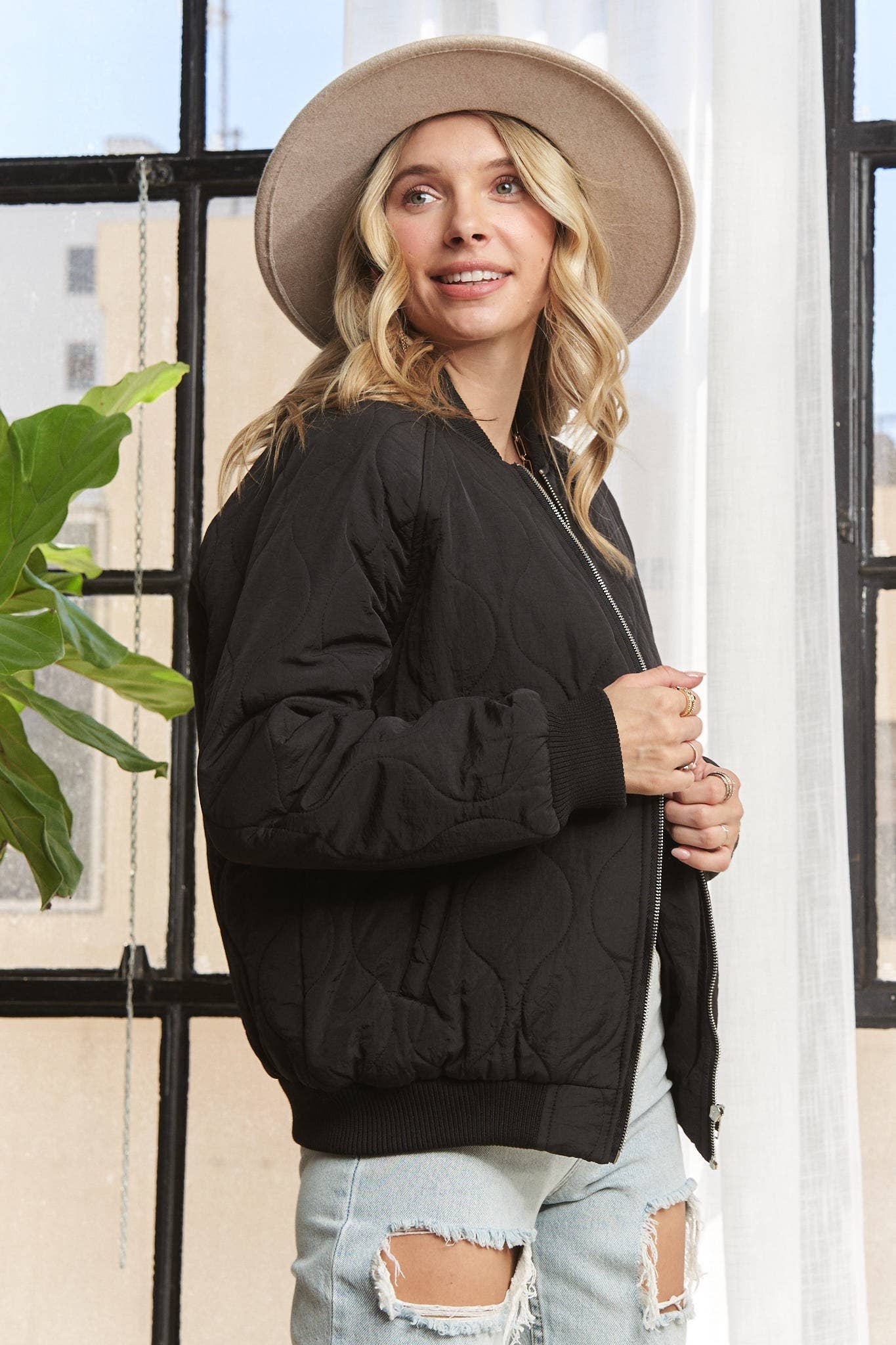 QUILTED UTILITY JACKET