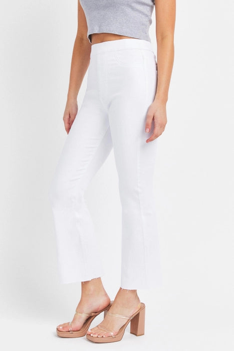 Cello Distressed White Jegging