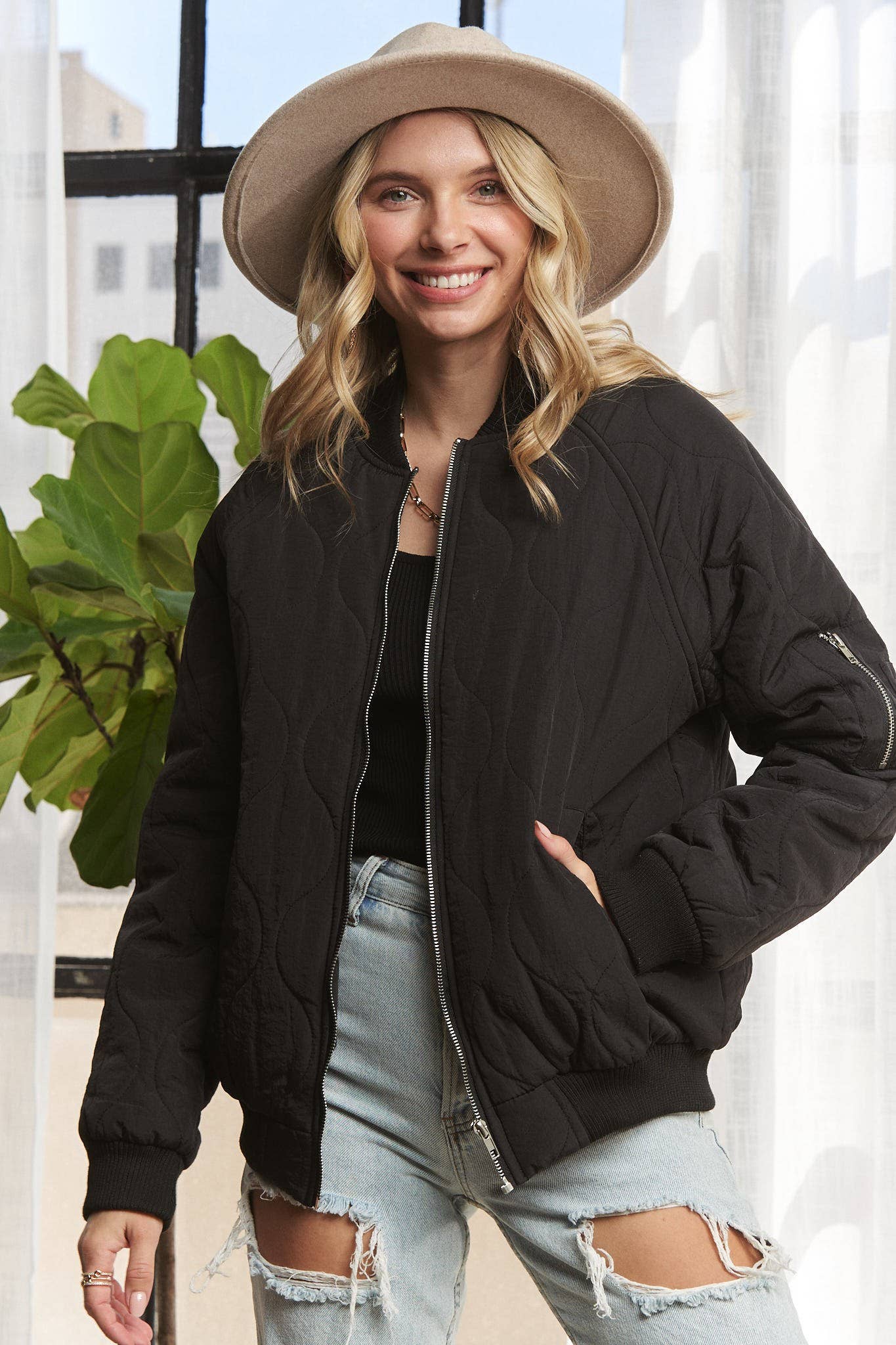 QUILTED UTILITY JACKET