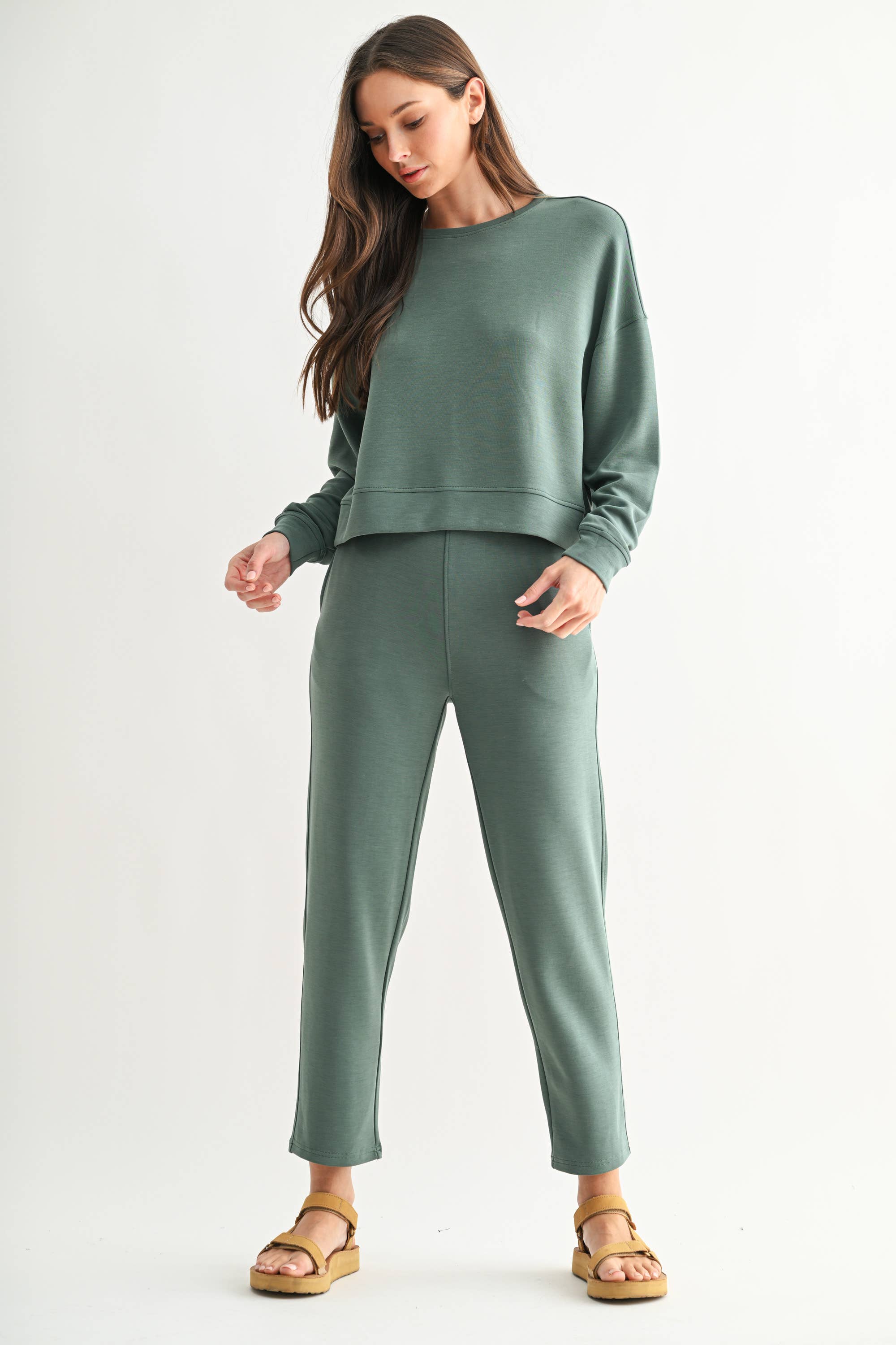 Laguna Soft Drape Cropped Pants