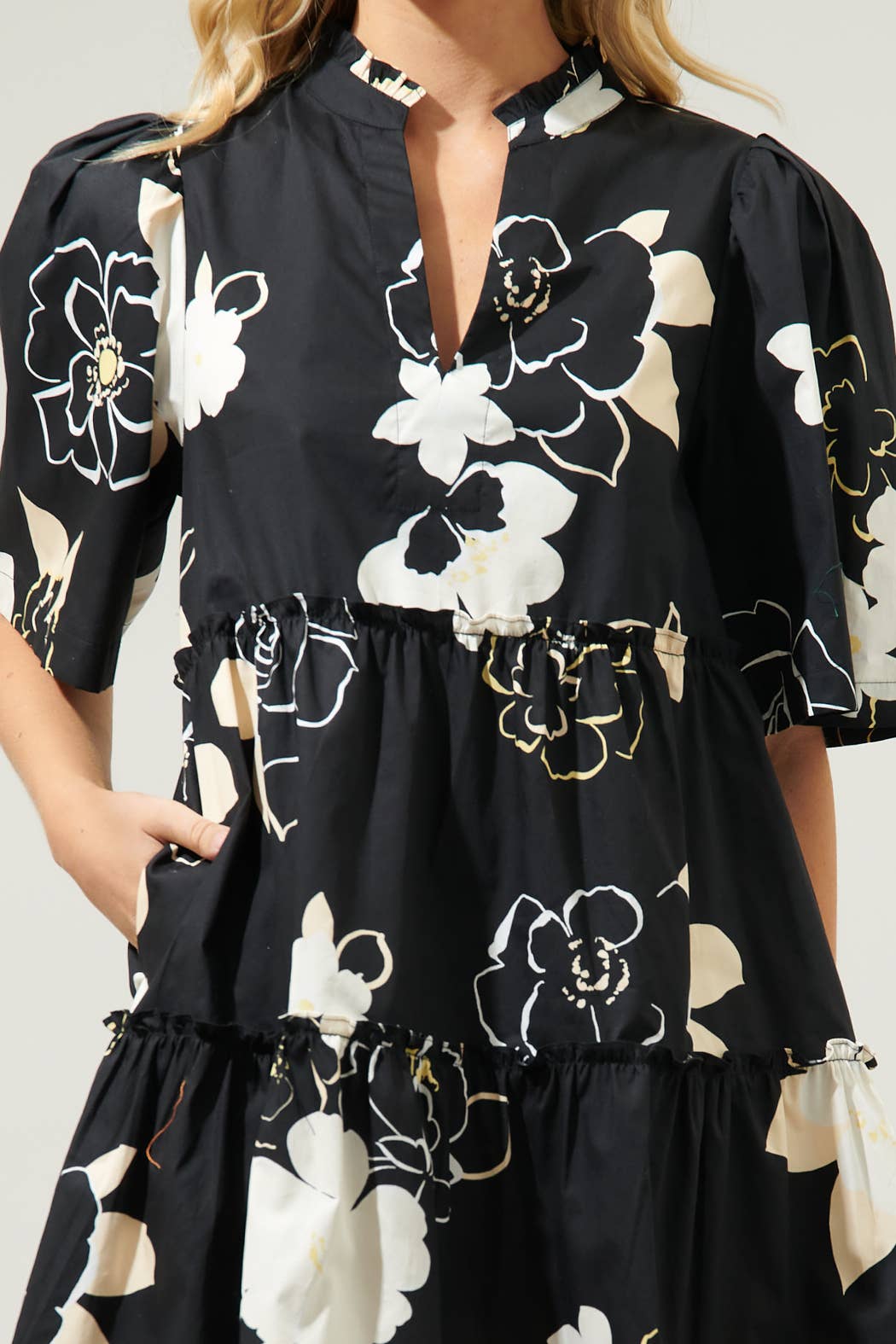 Cairan Rose Shift Dress