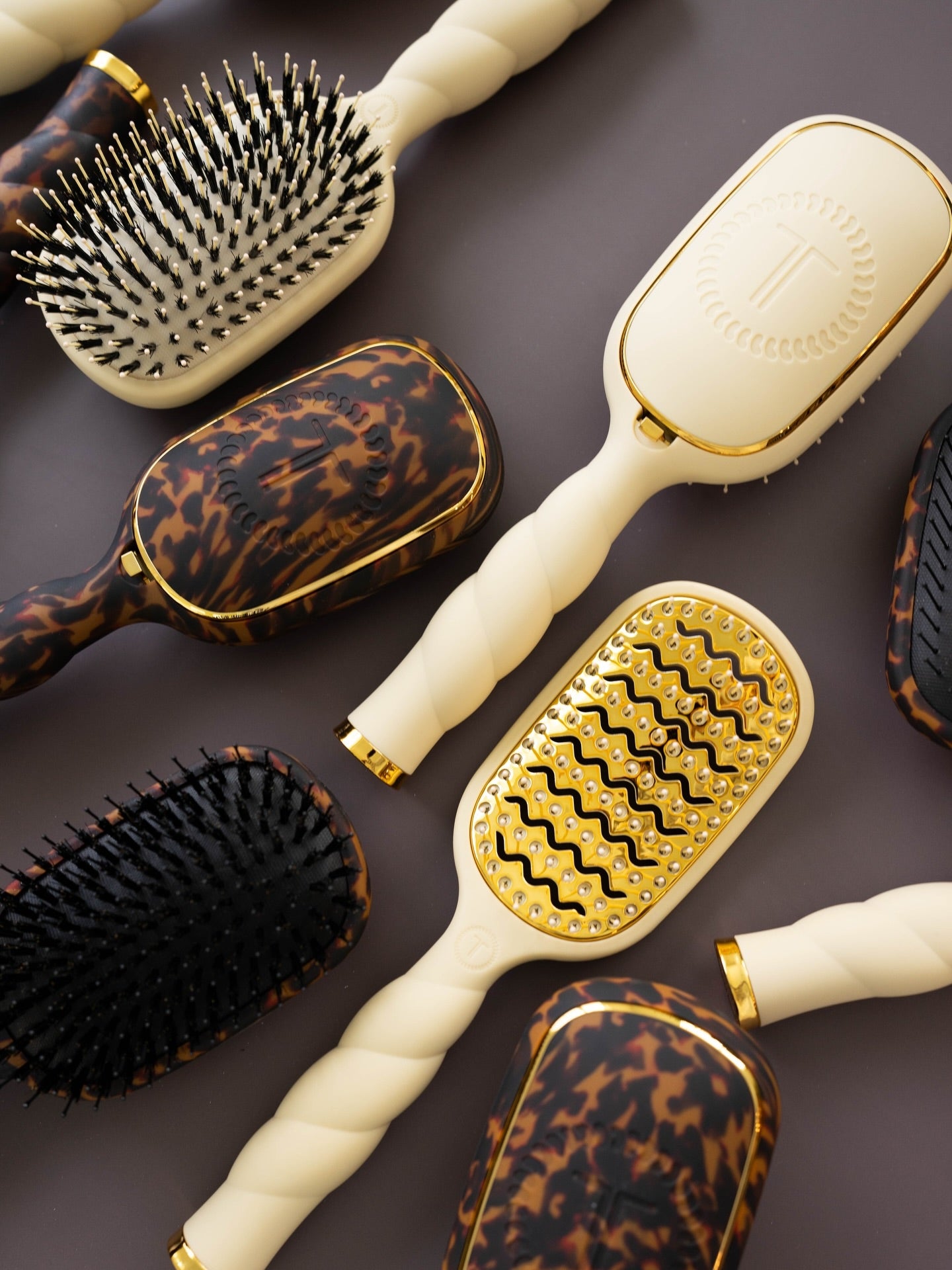 Teleties Hair Brush - Vented Tortoise