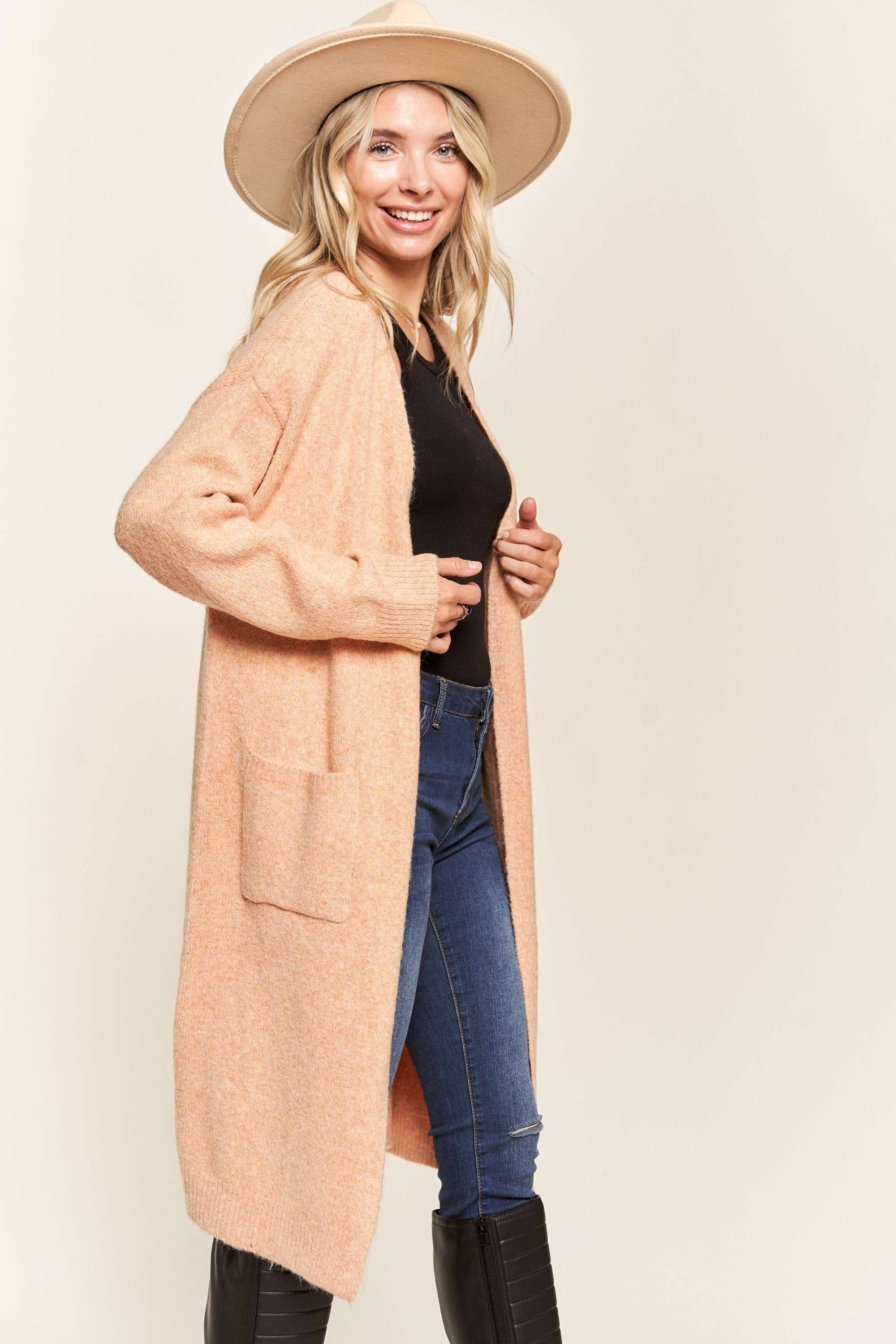 OPEN SWEATER CARDIGAN