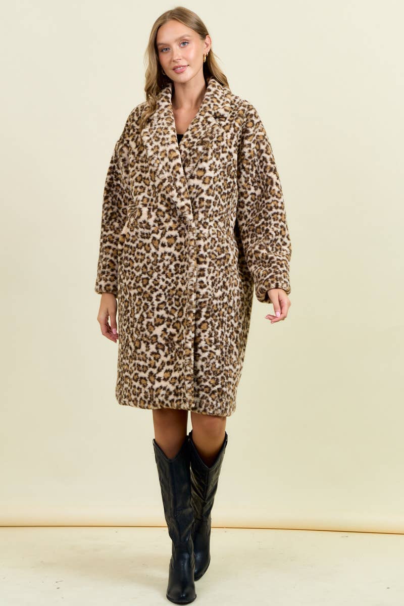 SHEARLING OVERSIZED COAT