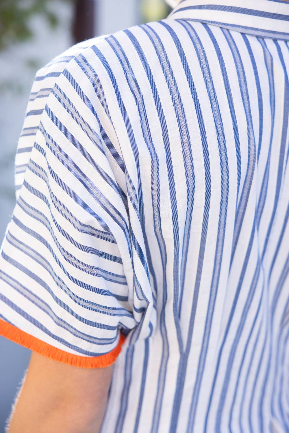 Pleated Waist Shirt Dress