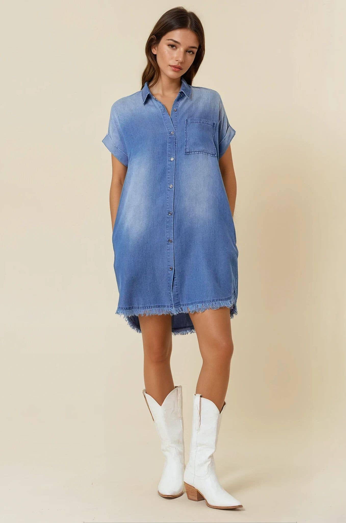 TENCEL MINI DRESS