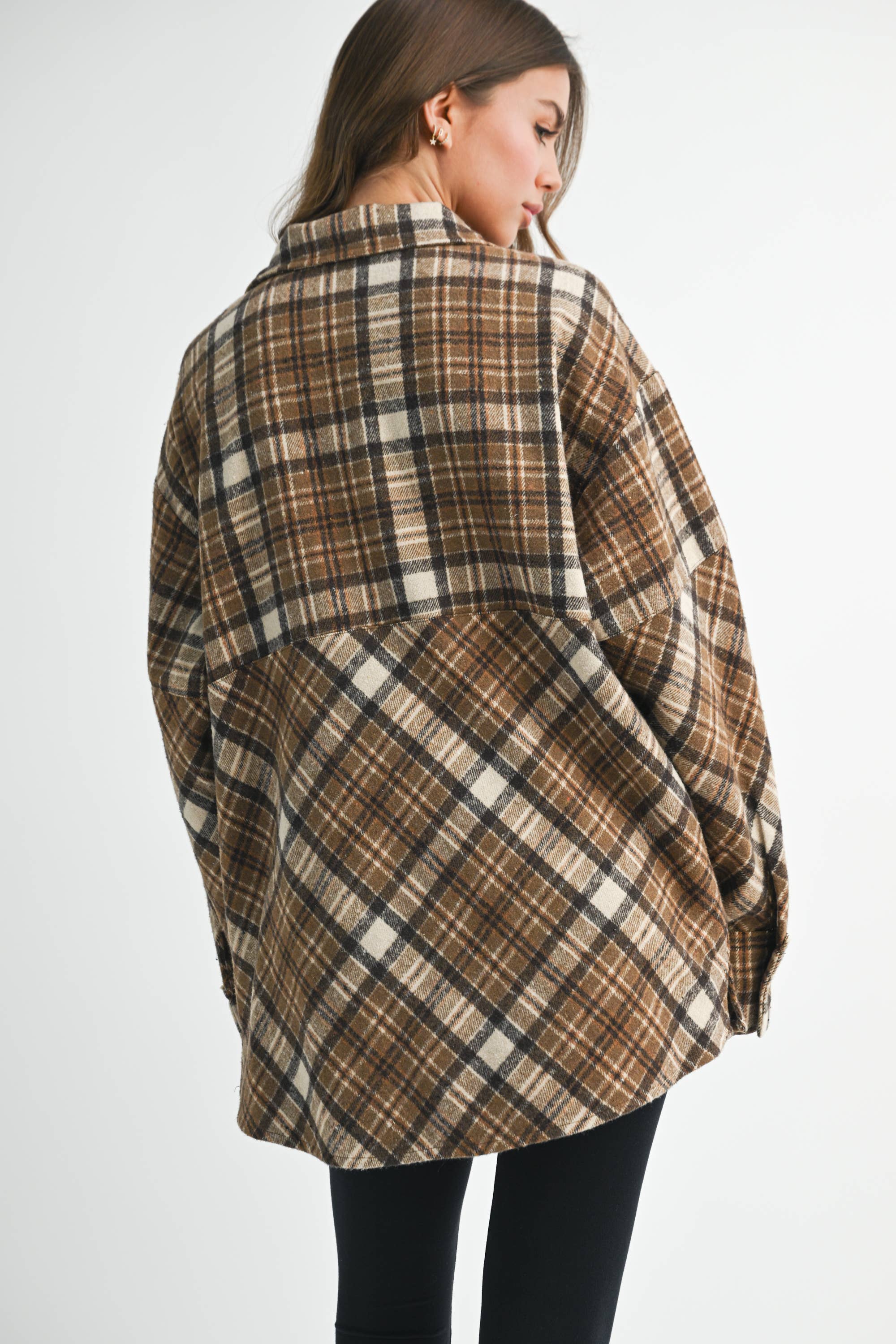 Mya Plaid Pullover