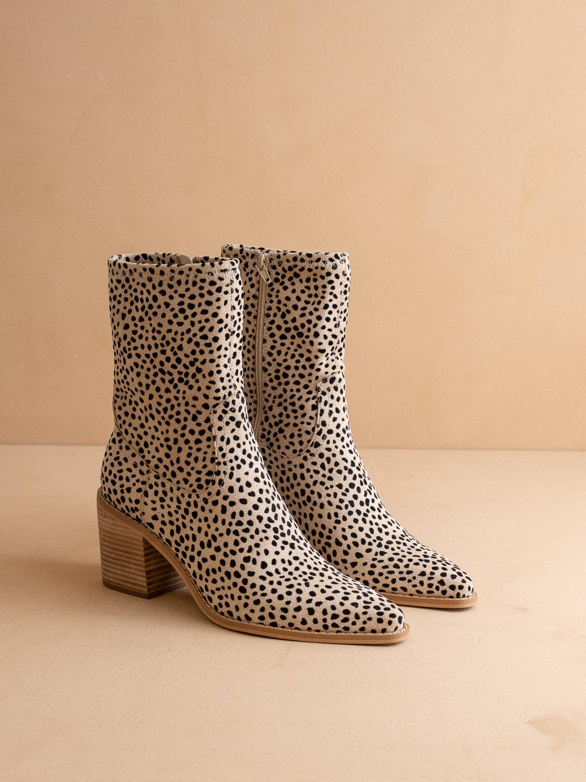 Cheetah Sleek ankle hugging bootie