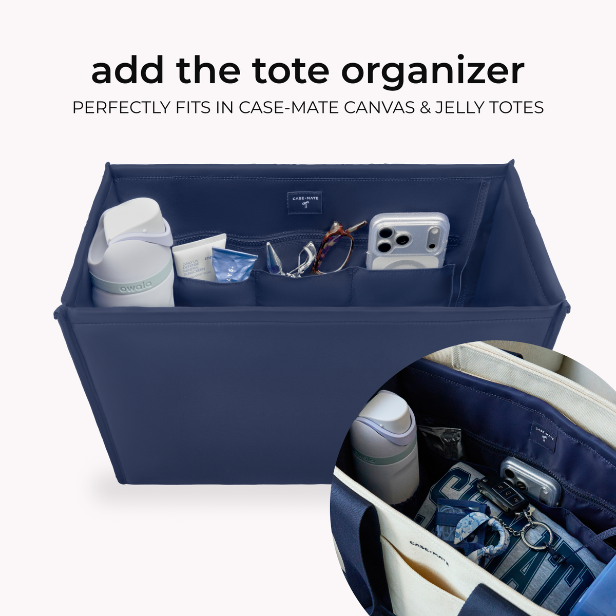 Case-Mate Denim Bow Jelly Tote Bag (Classic)
