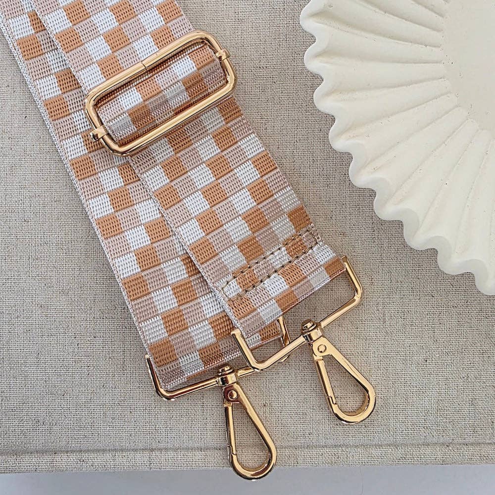 Hendrix Checkered Guitar Bag Strap