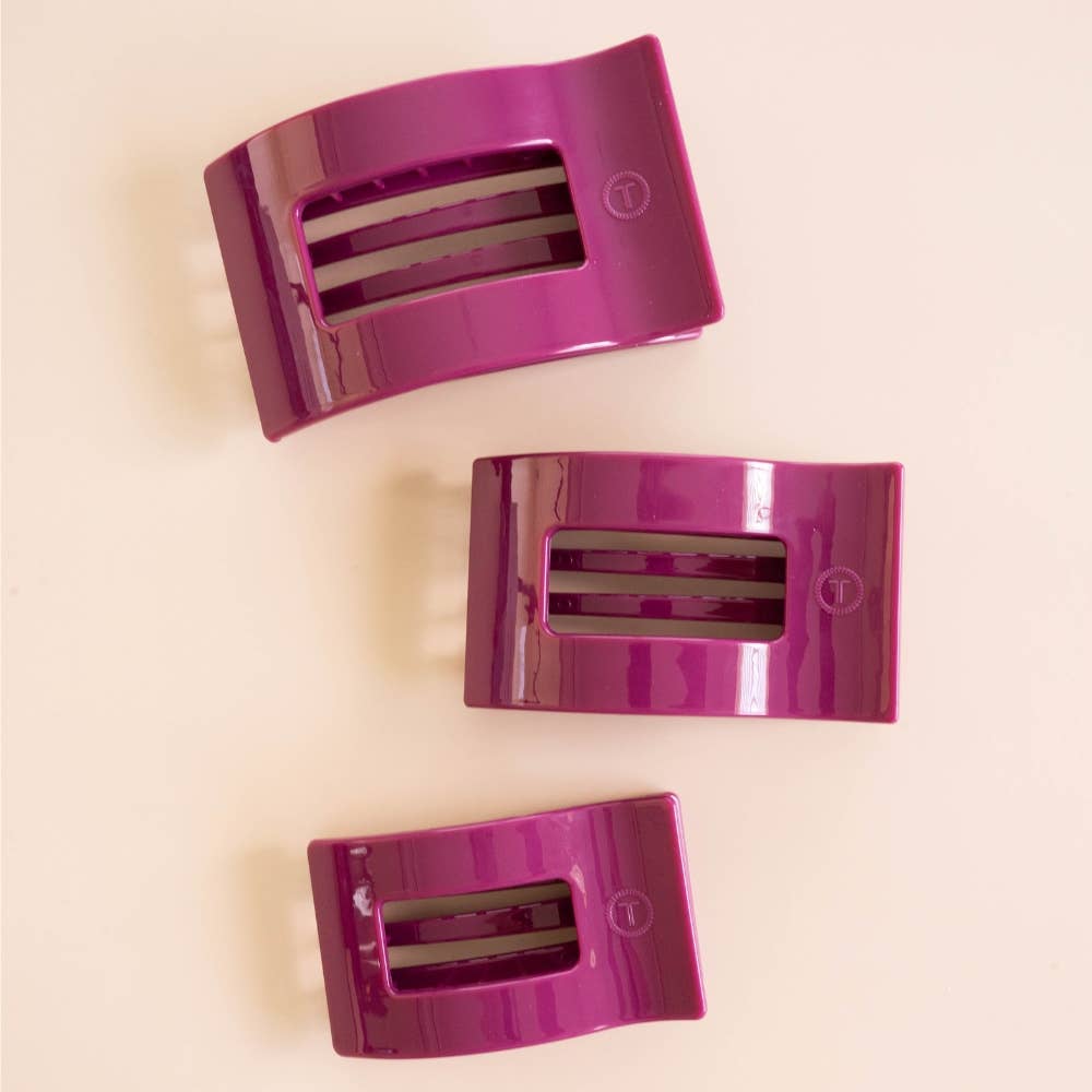 Mulberry Small Flat Rectangle Hair Clip