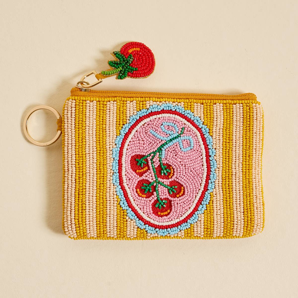 Handcrafted Beaded Pouch–Off the Vine