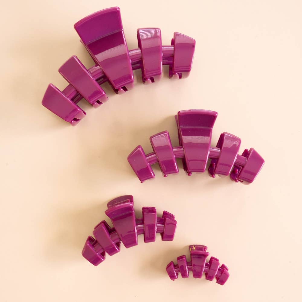 Classic Mulberry Small Claw Clip
