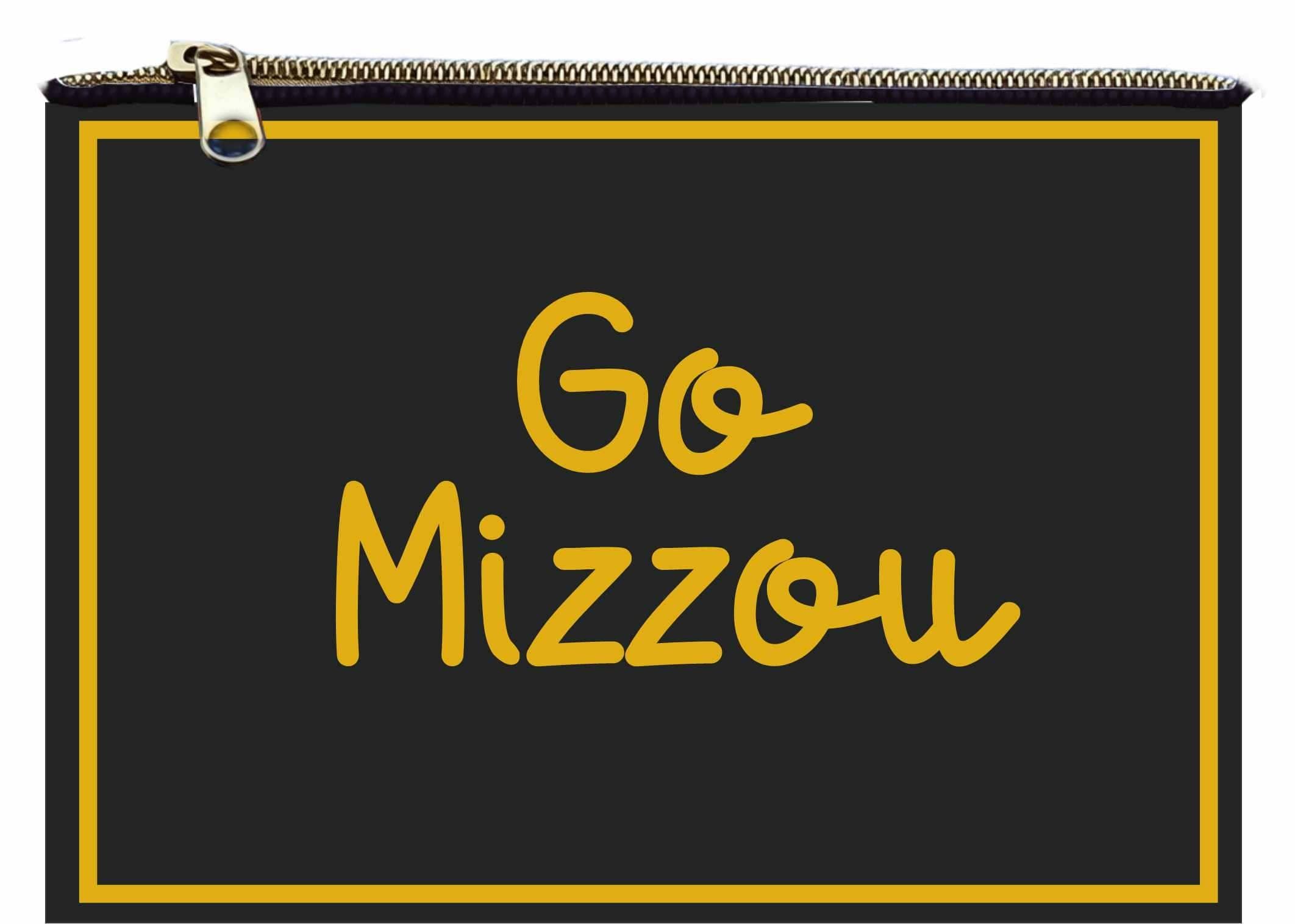 Hand Beaded Coin Pouch - Missouri Tigers