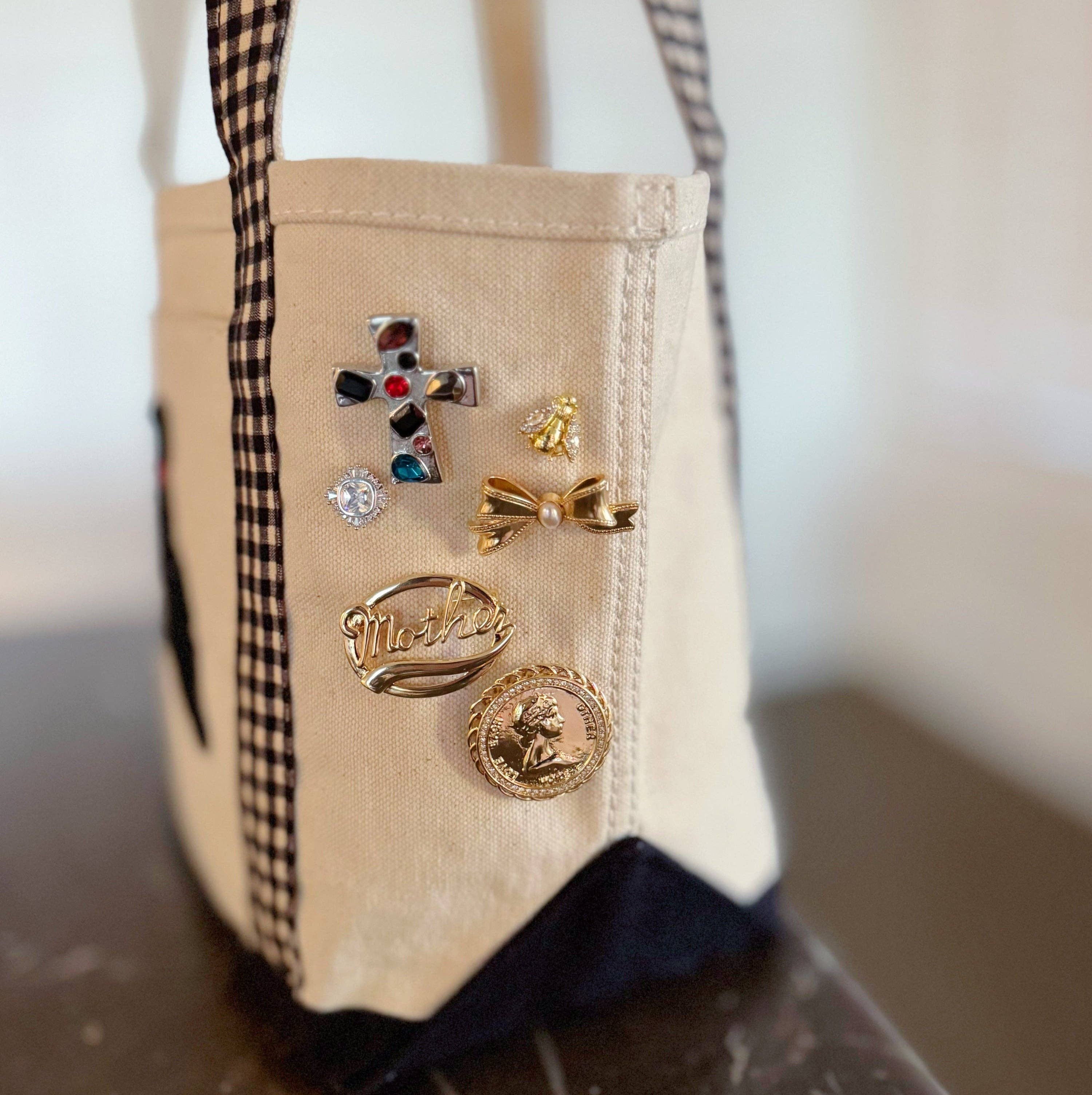 Vintage Pearl Bow Brooch Pin