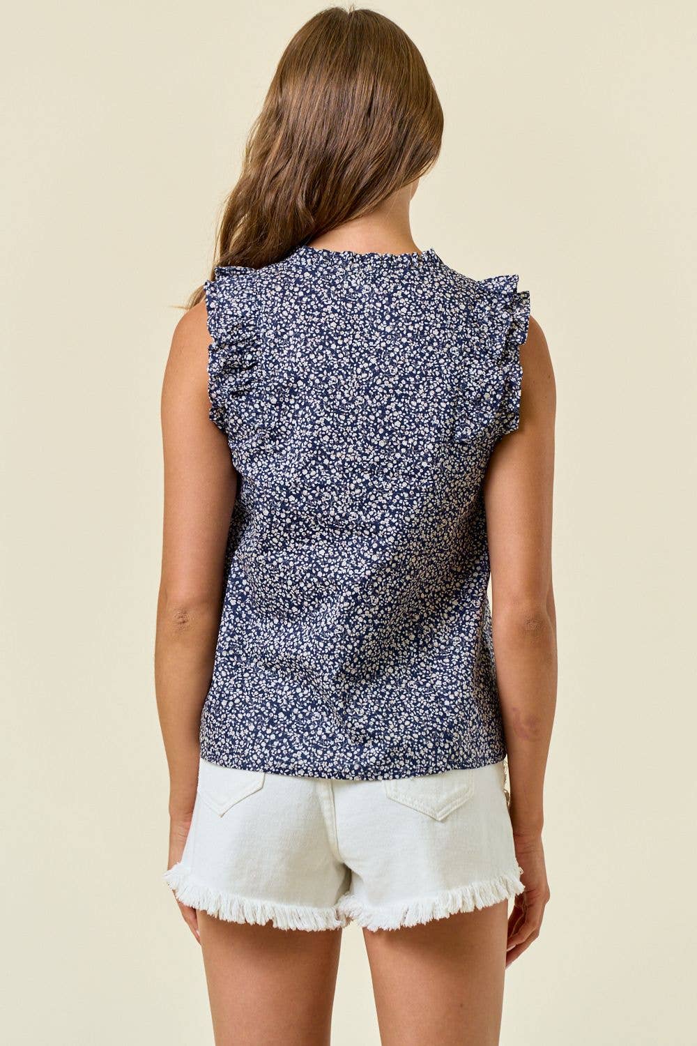 Floral Cap Sleeve Top