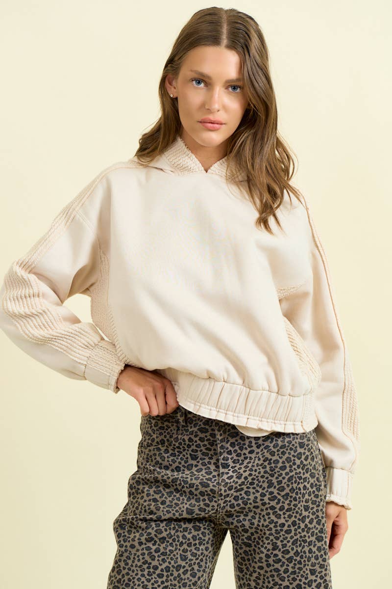 BRUSHED TERRY SWEATSHIRT