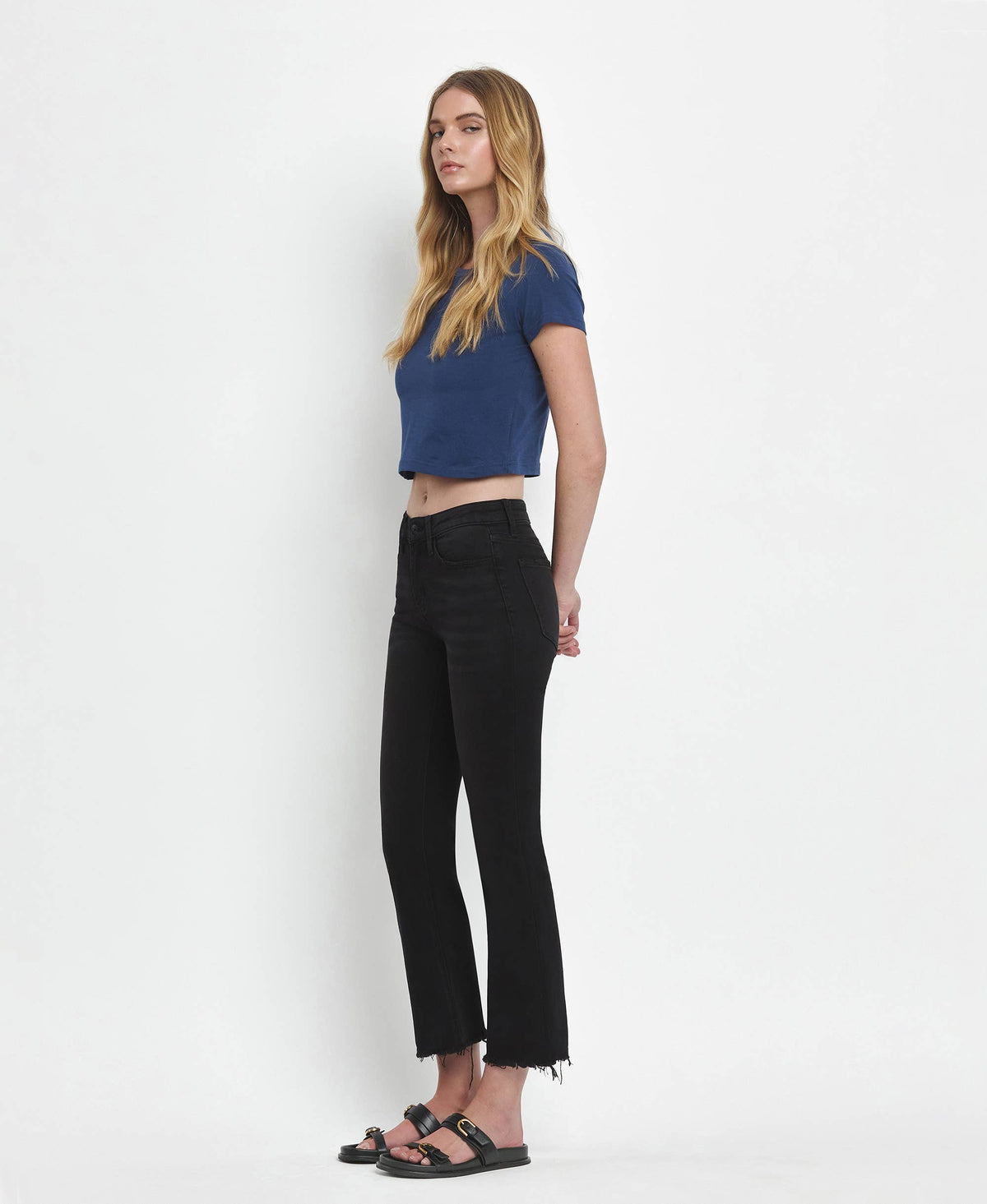 GRANDEUR MID RISE CROP FLARE