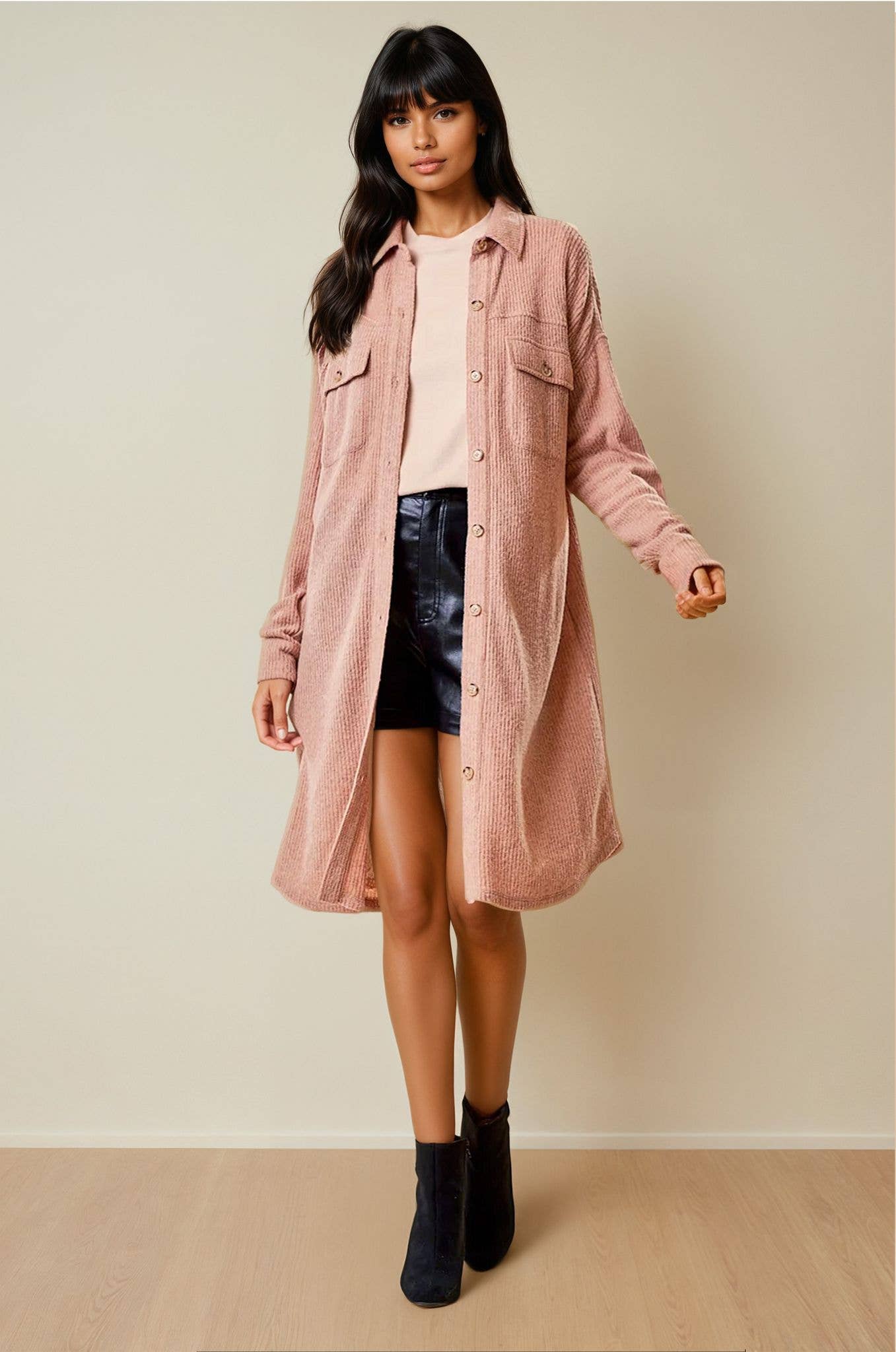 DUSTER KNIT SHACKET