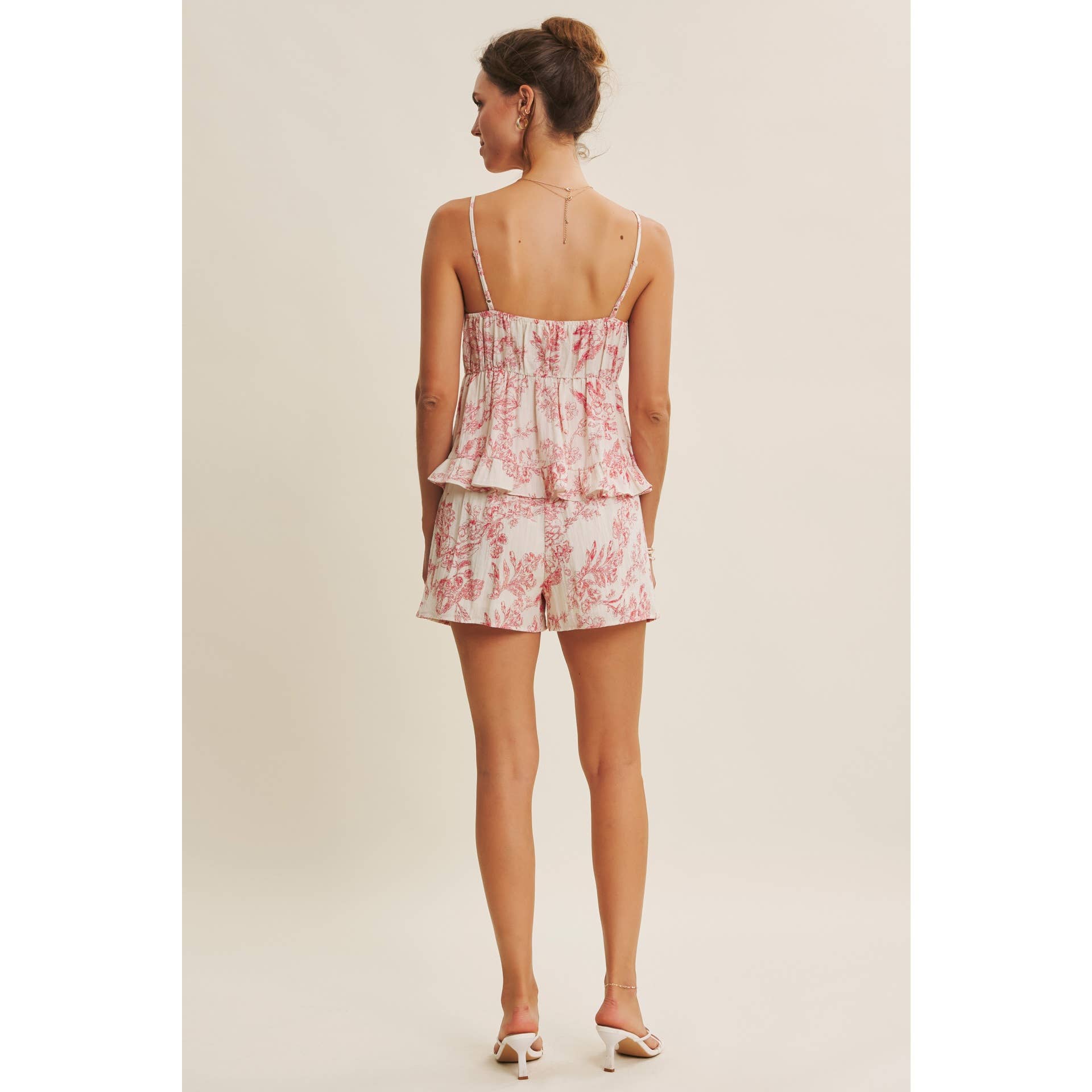 PARISIAN CHARM TOILE SHORTS