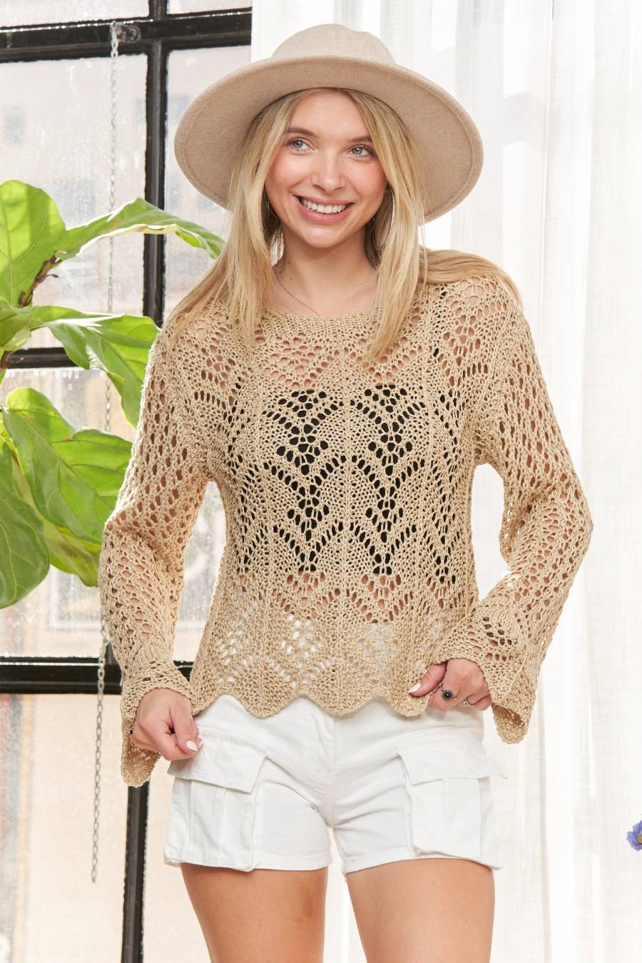 KNIT CROCHET SWEATER