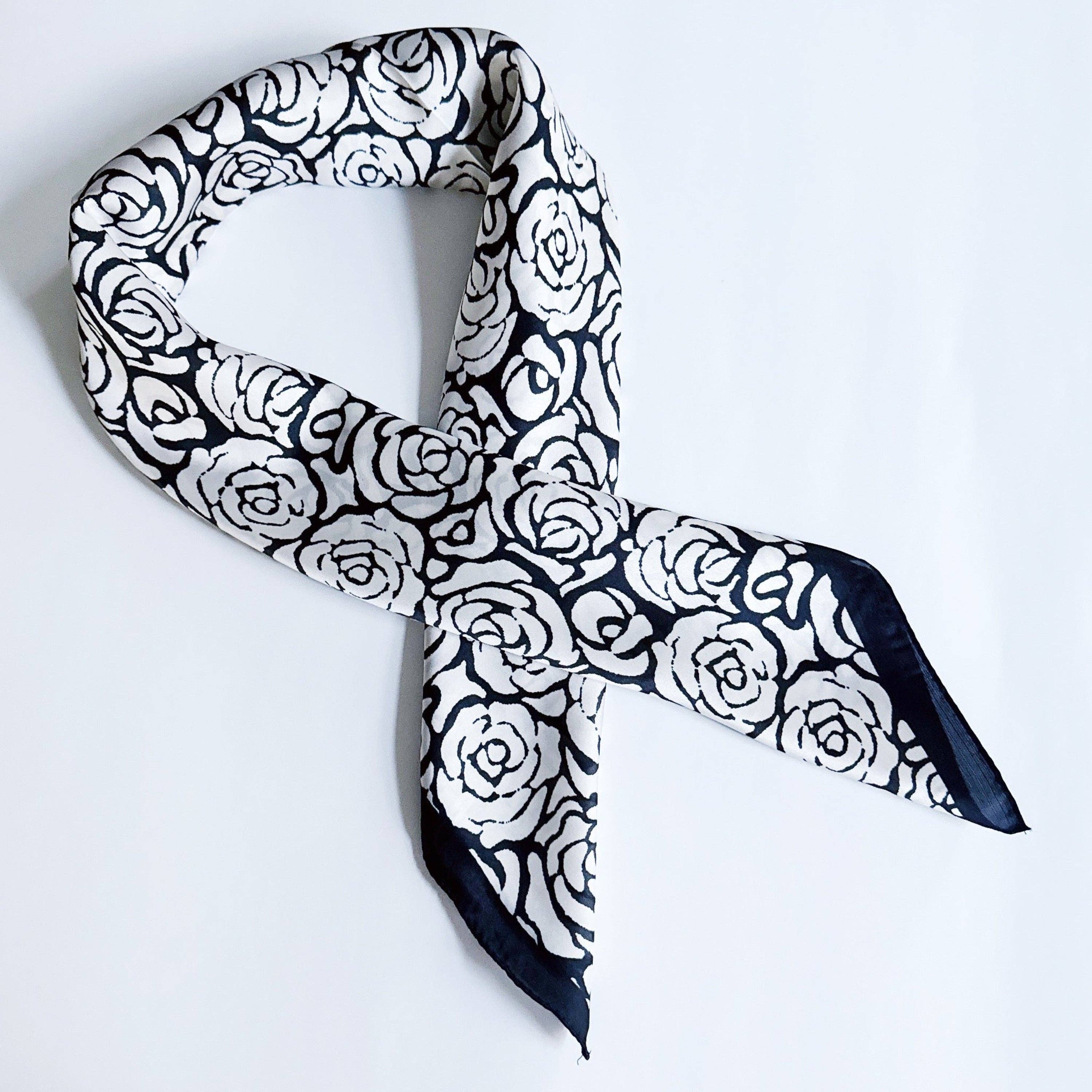 Silky Muse Satin Square Scarf