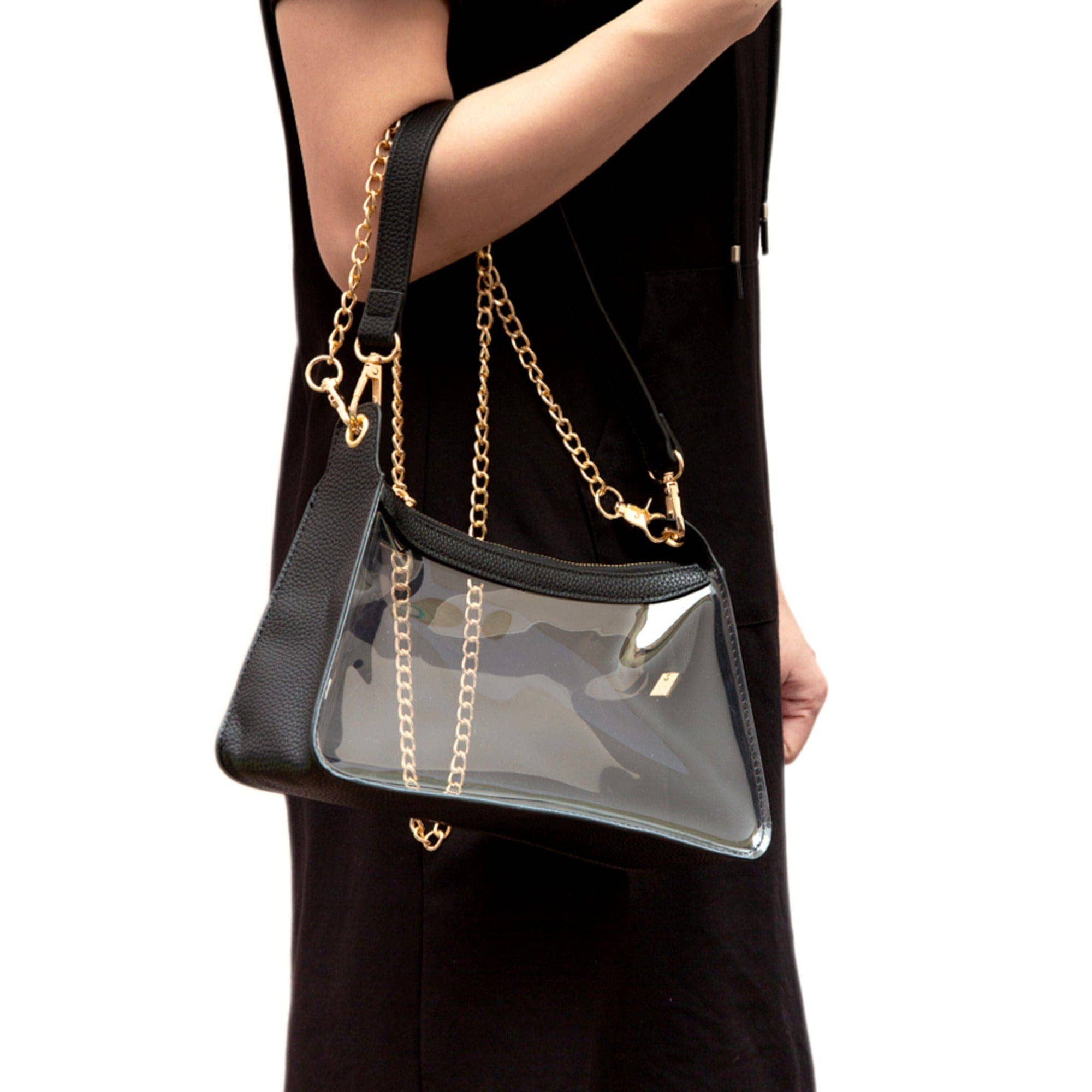 Clear Bag With Chain Strap