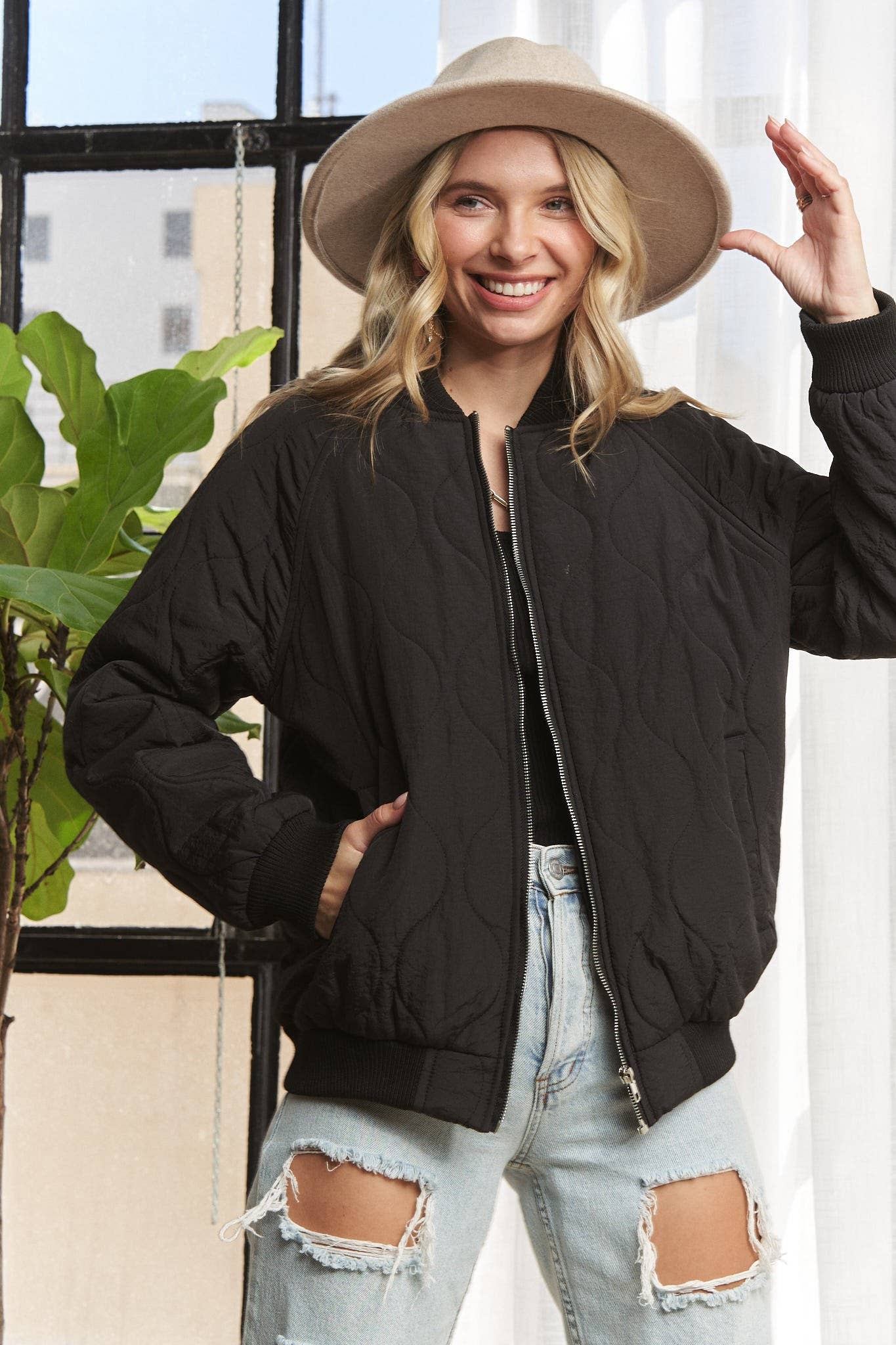 QUILTED UTILITY JACKET