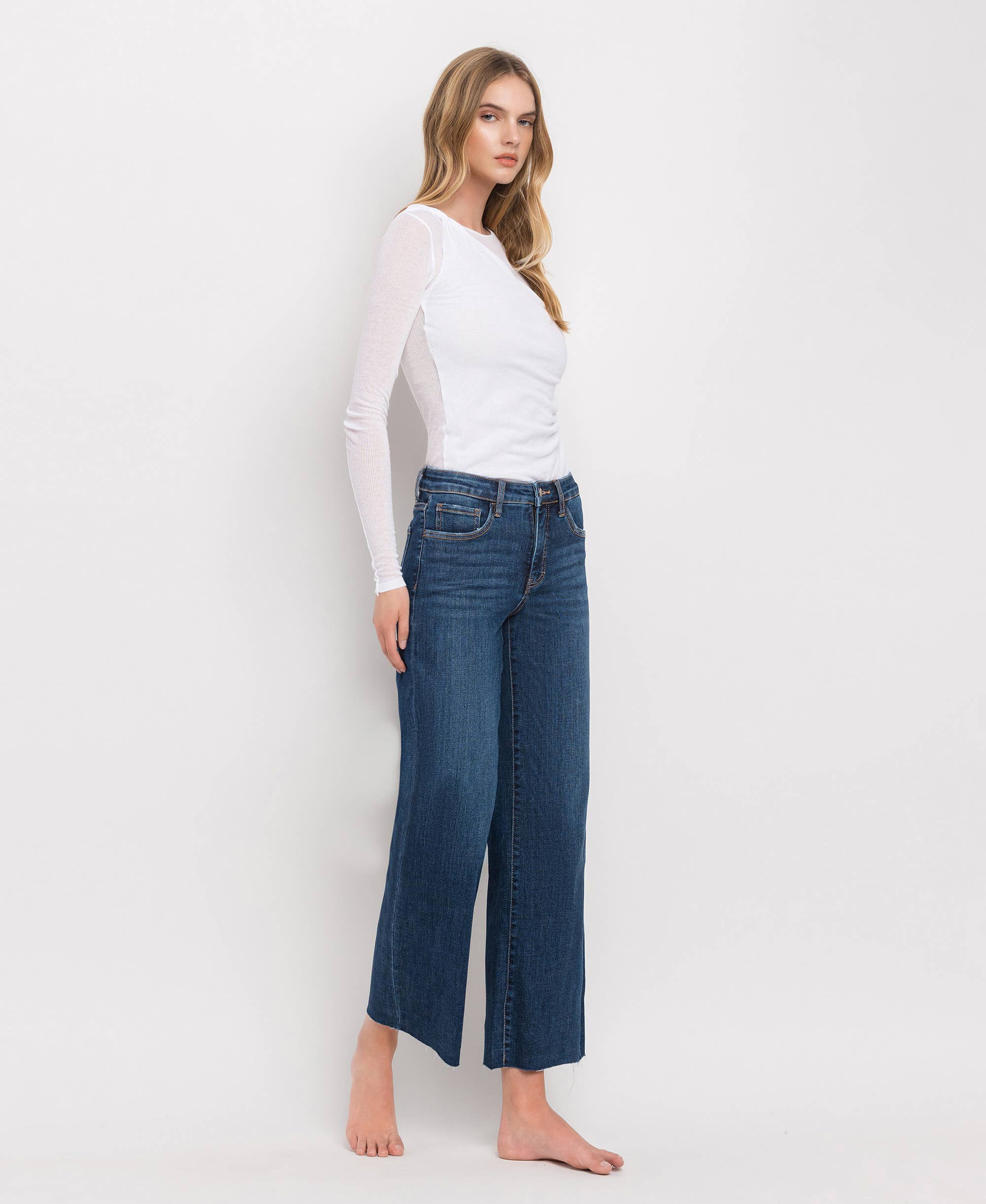 MID RISE WIDE LEG JEANS-Finders Keepers