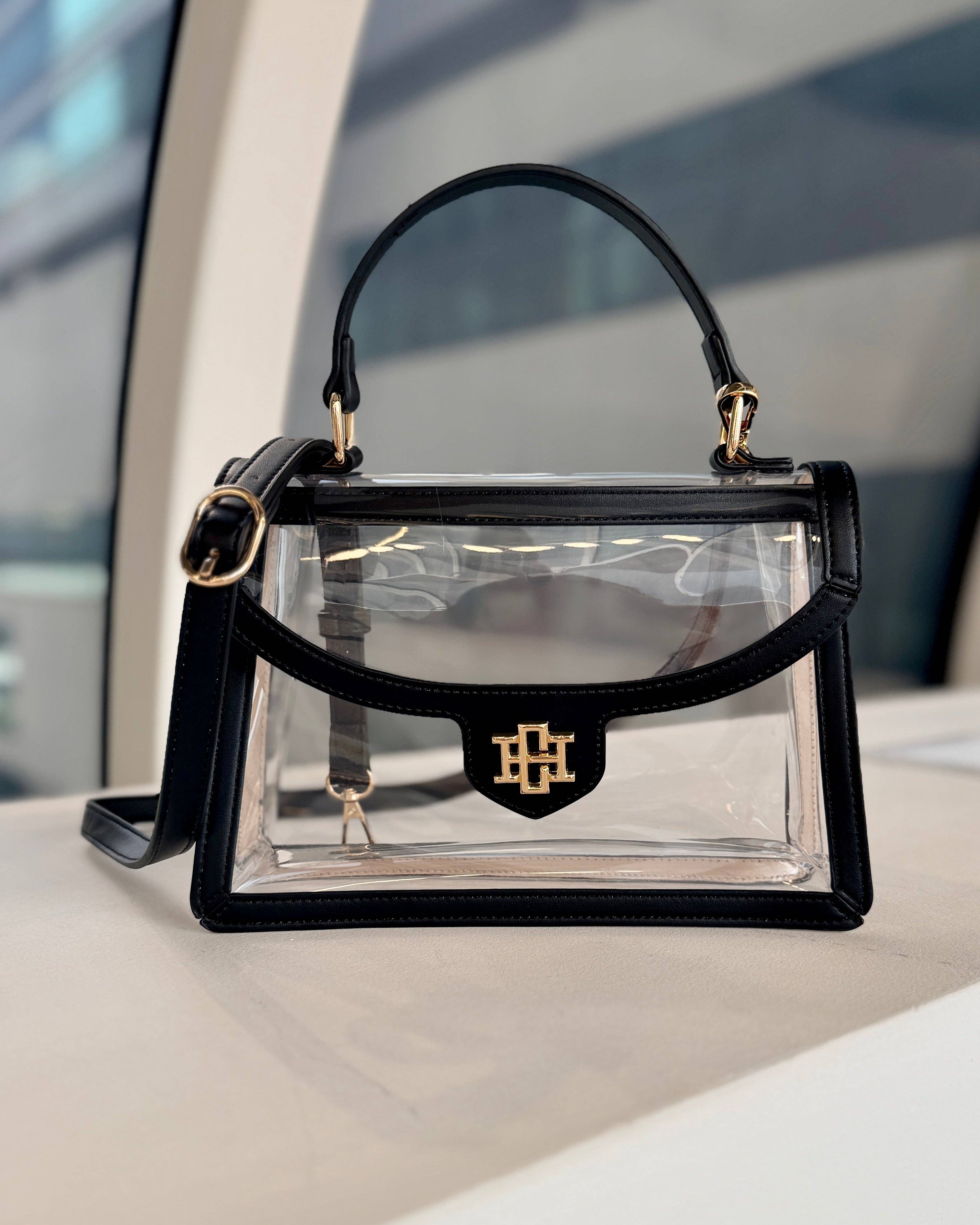 Morgan Clear Bag Black