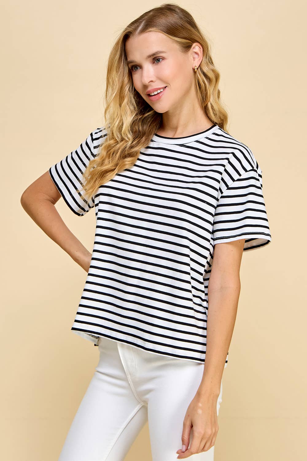 Striped Basic Top