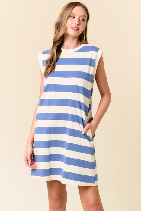 Rugby Stripe Mini Dress