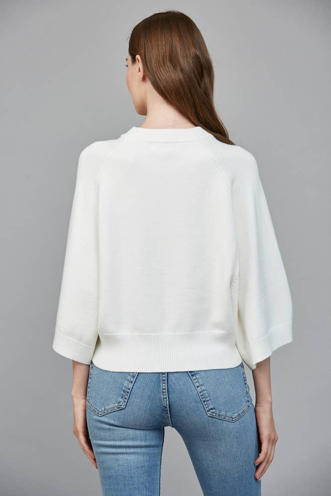 REGLAN CREW NECK SWEATER