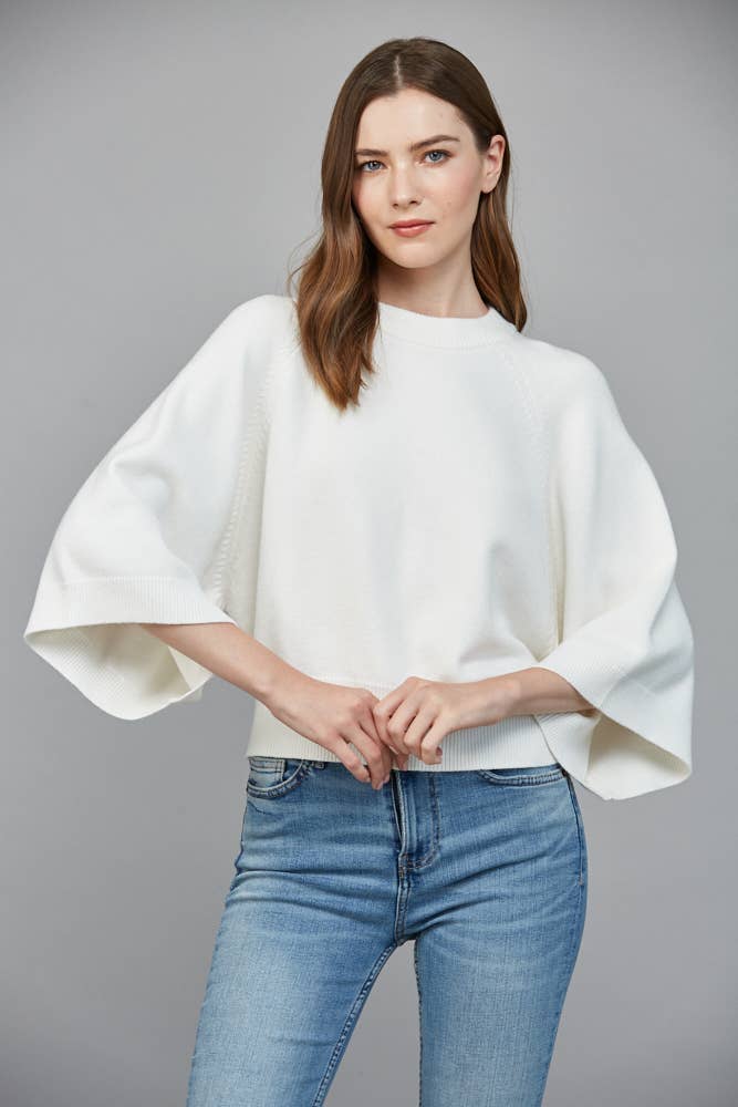 REGLAN CREW NECK SWEATER
