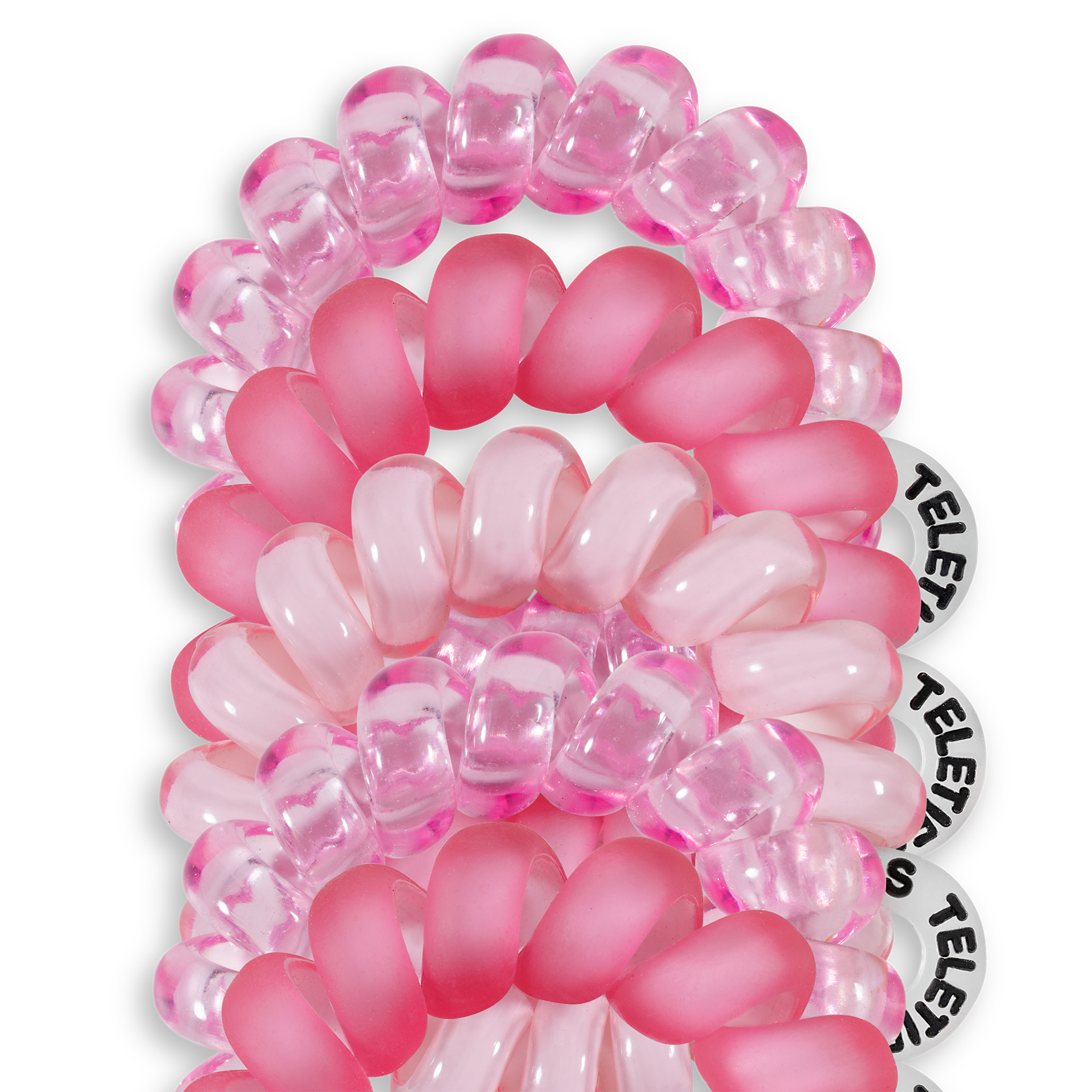 Spiral Hair Coils | Tiny | Pretty in Pink Hair Ties