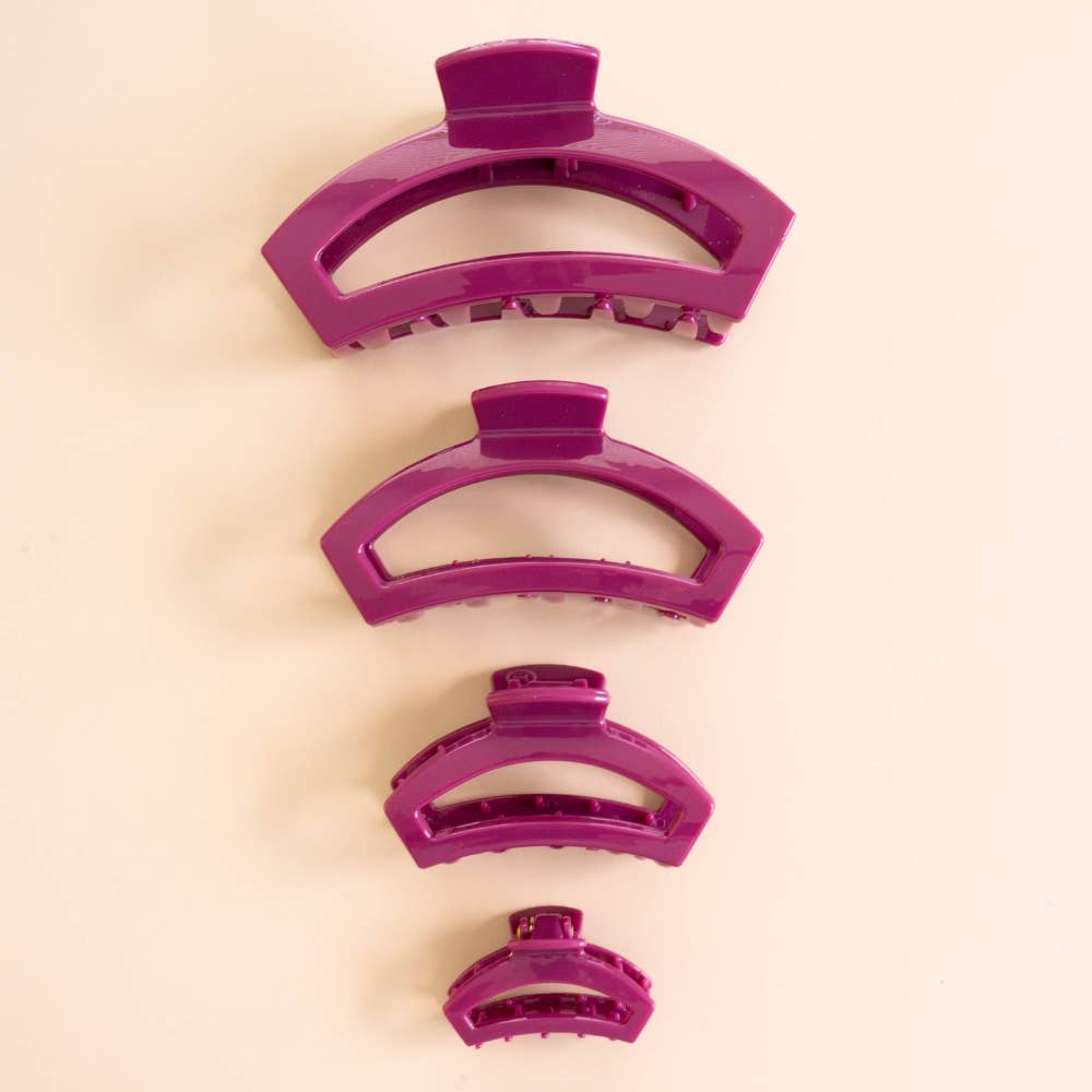Open Mulberry Large Hair Clip