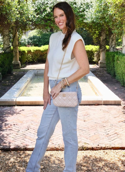 Livi Crossbody - Nude Patent