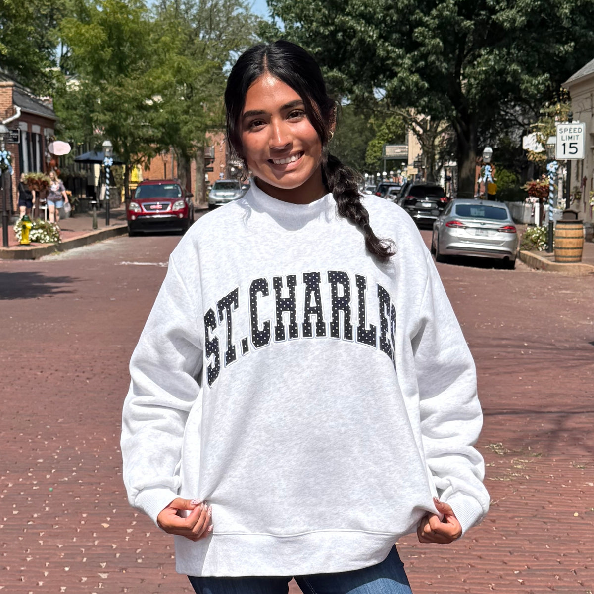 St. Charles Mock Neck Sweatshirt - PREORDER