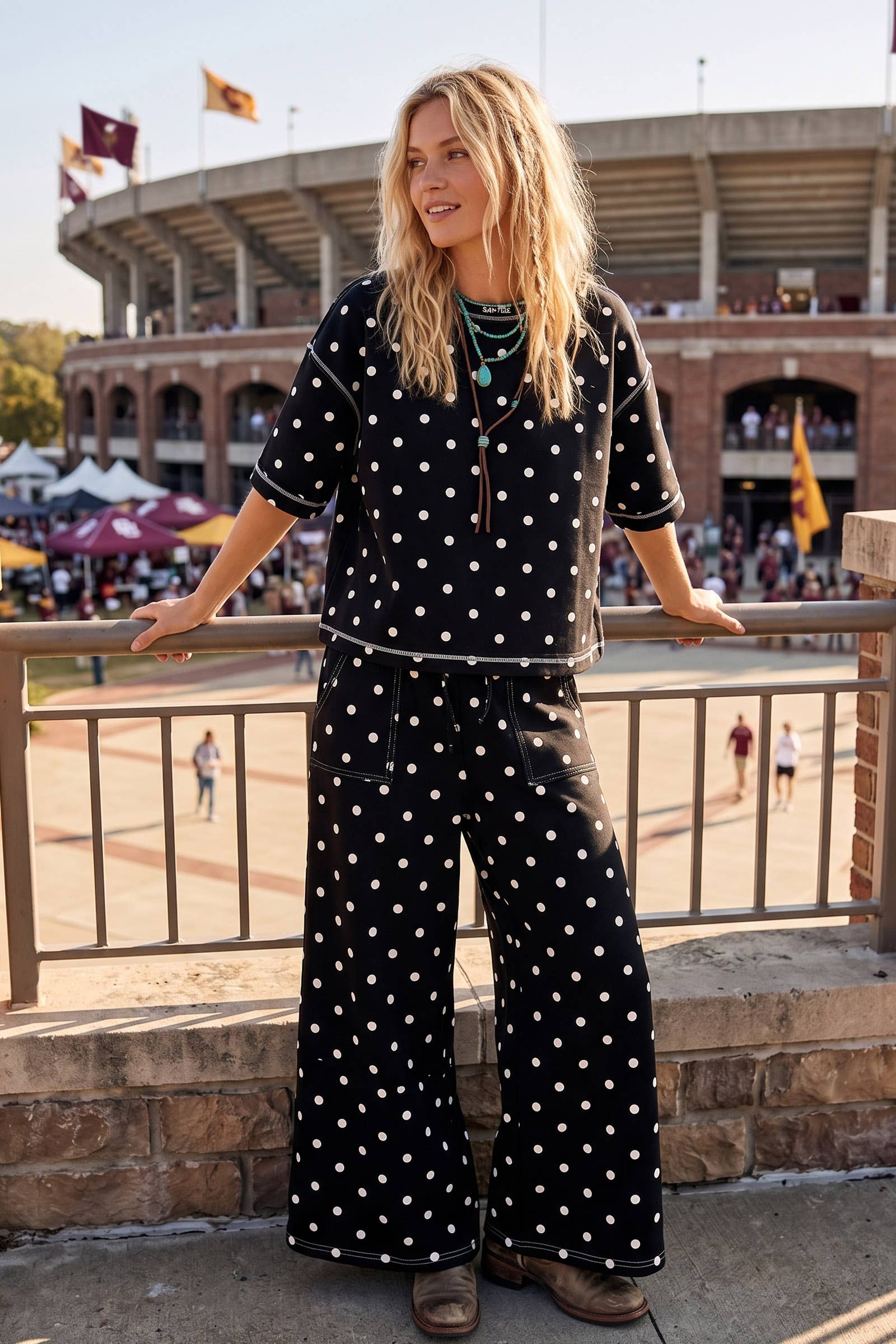 Scuba Polka Dot Set