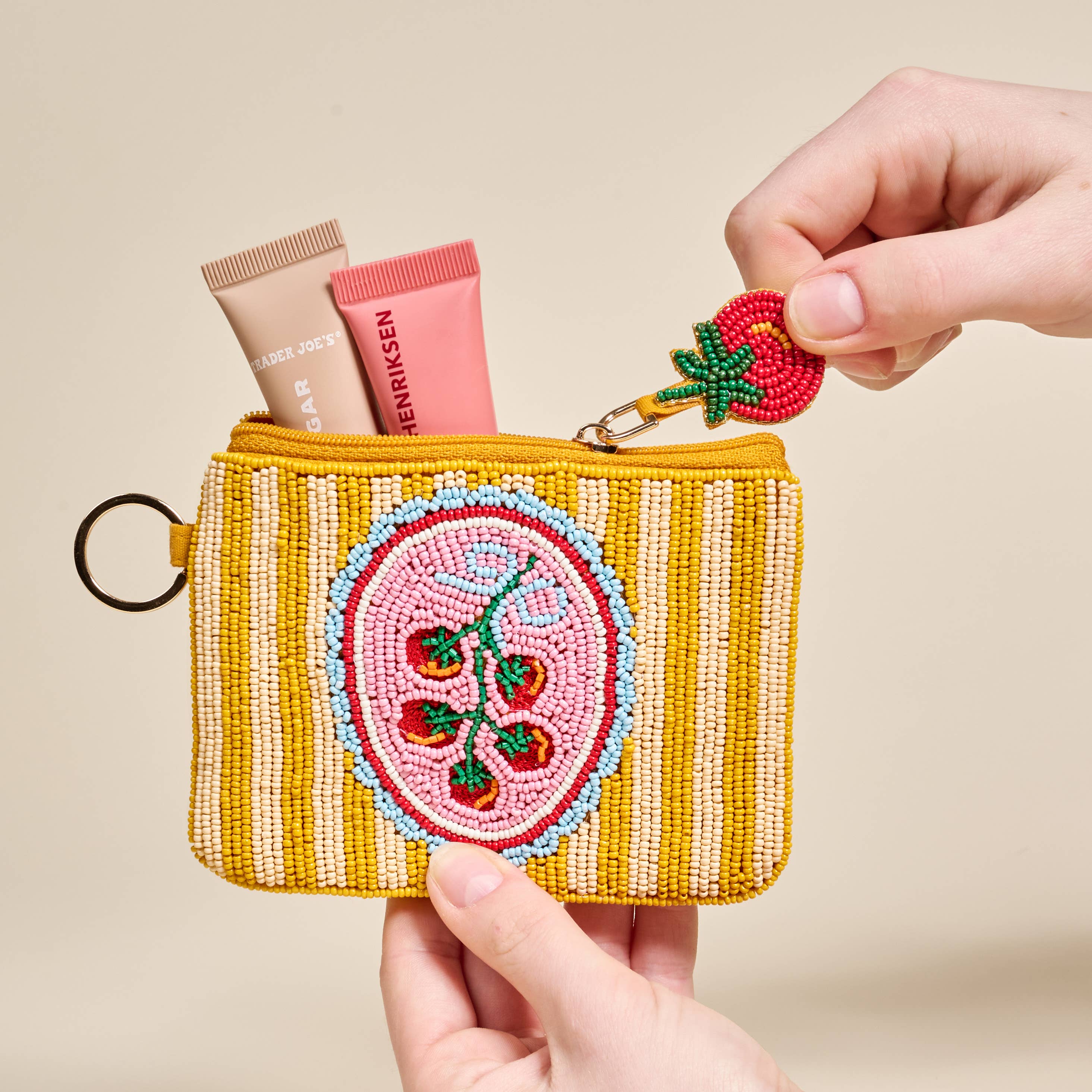 Handcrafted Beaded Pouch–Off the Vine