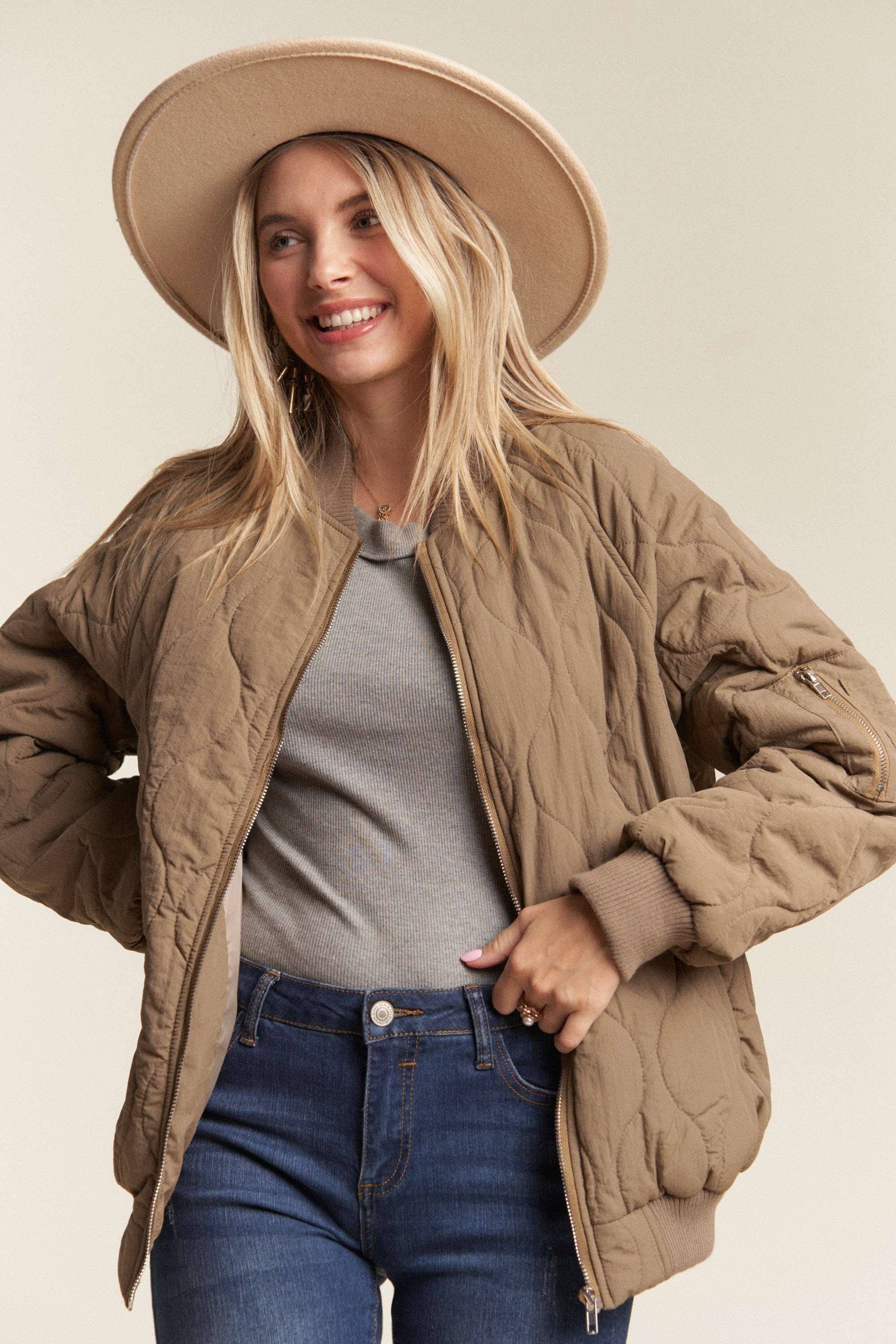 QUILTED UTILITY JACKET