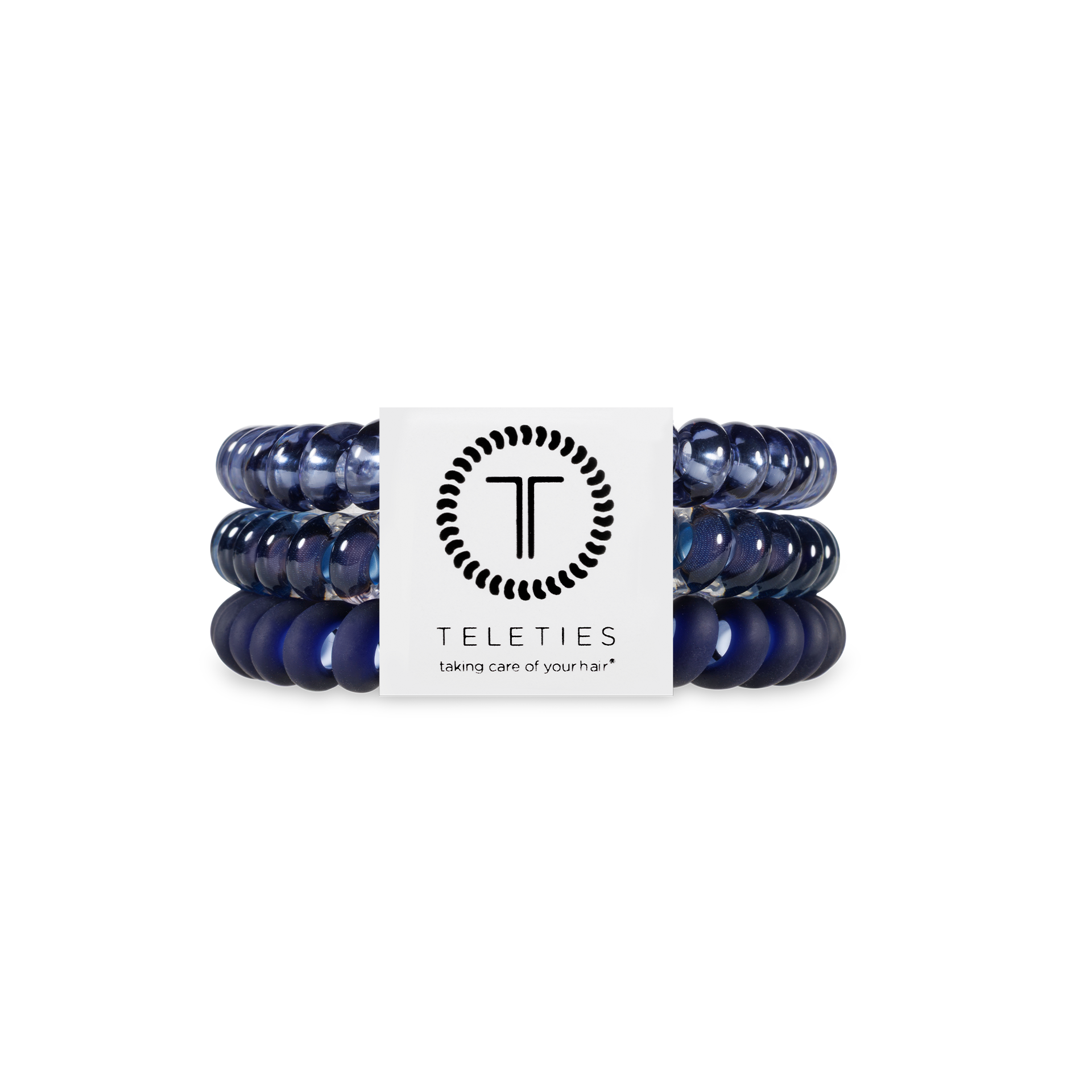 Spiral Hair Coils | Small | Nightfall Navy Hair Ties