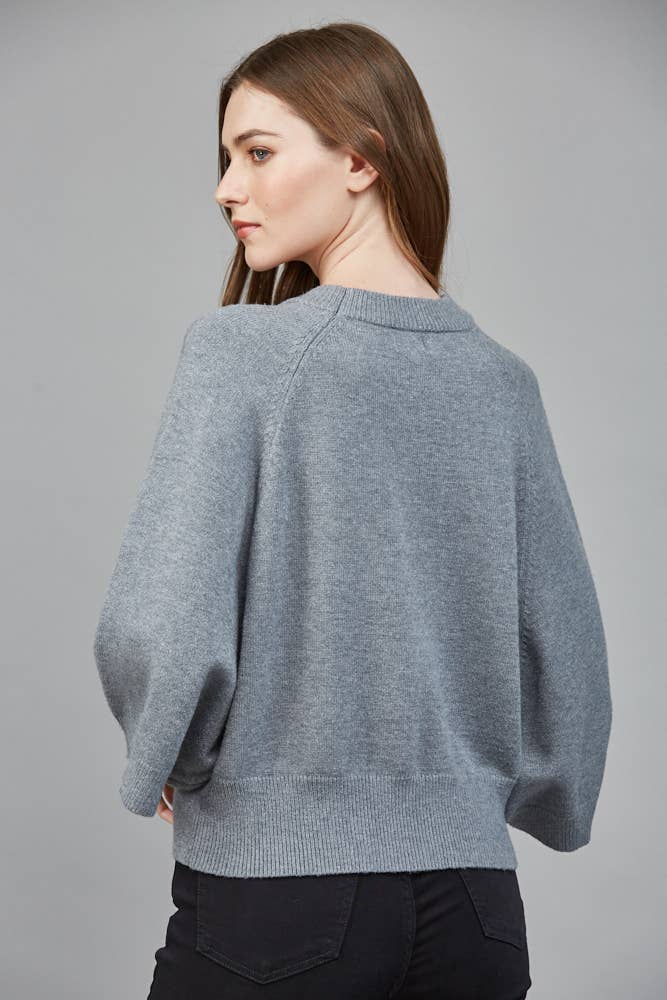 REGLAN CREW NECK SWEATER