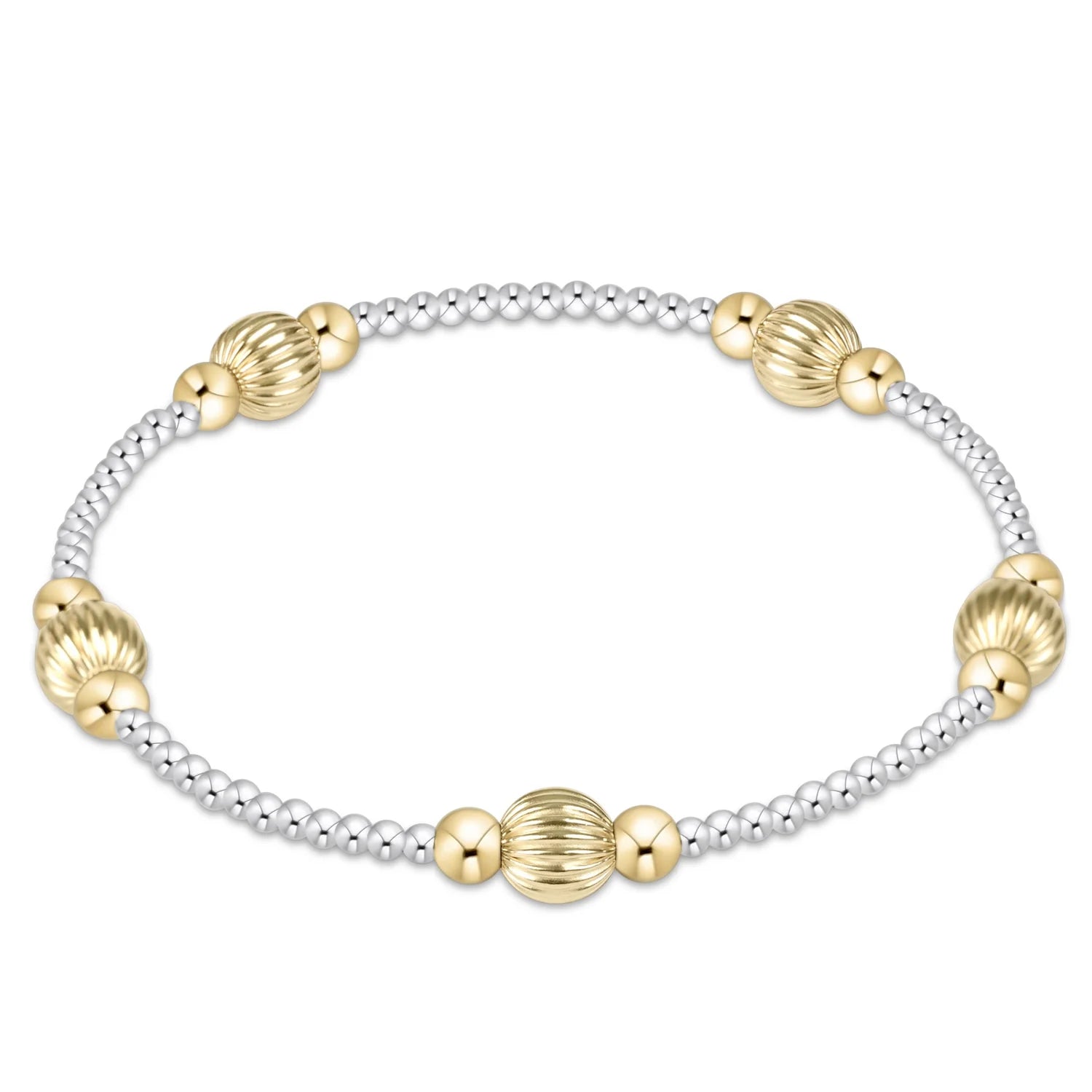 Purpose Dignity 6mm Bead Bracelet - Mixed Metals