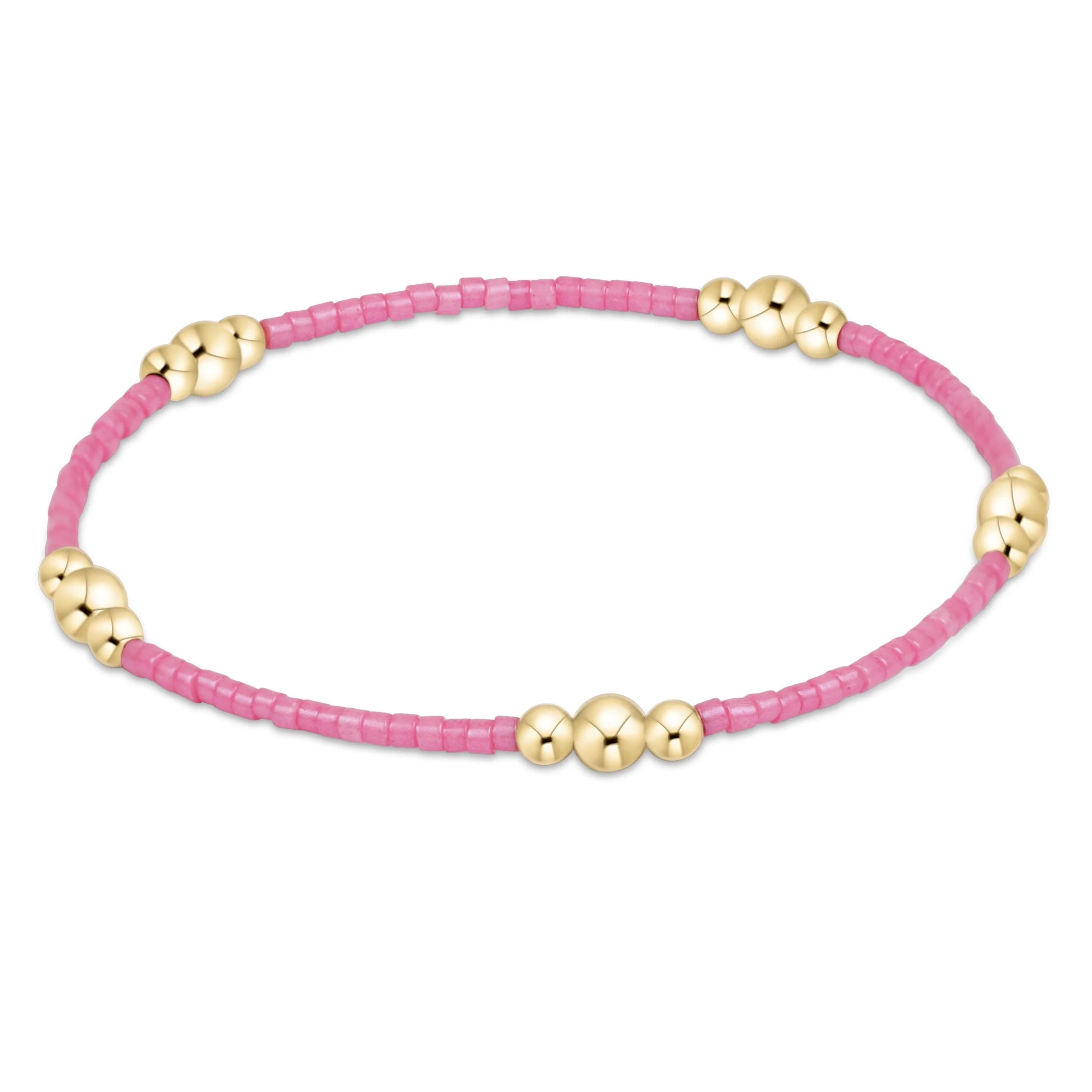 Hope Purpose Gold Bracelet -  Bubblegum